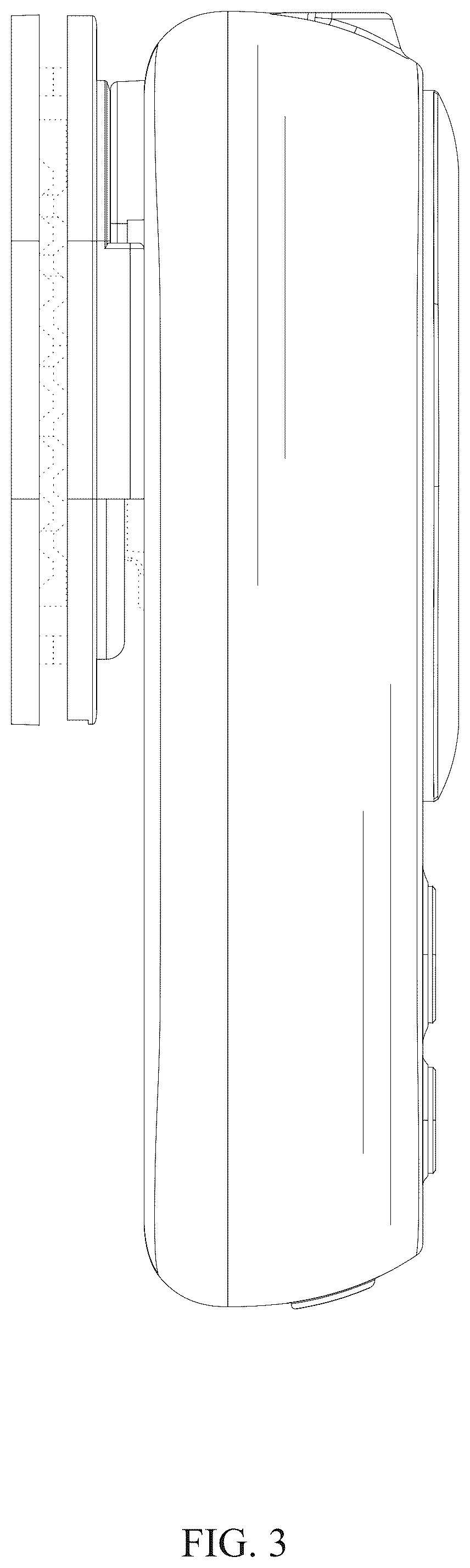 Patent USD1075700 Figure 3 – Controller for massage appliance