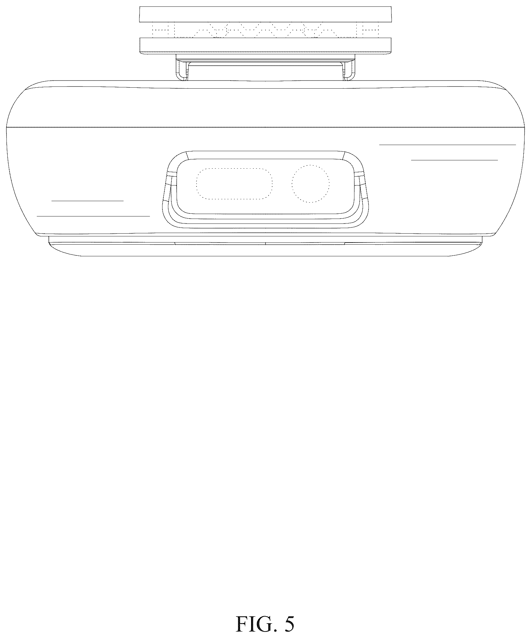 Patent USD1075700 Figure 5 – Controller for massage appliance