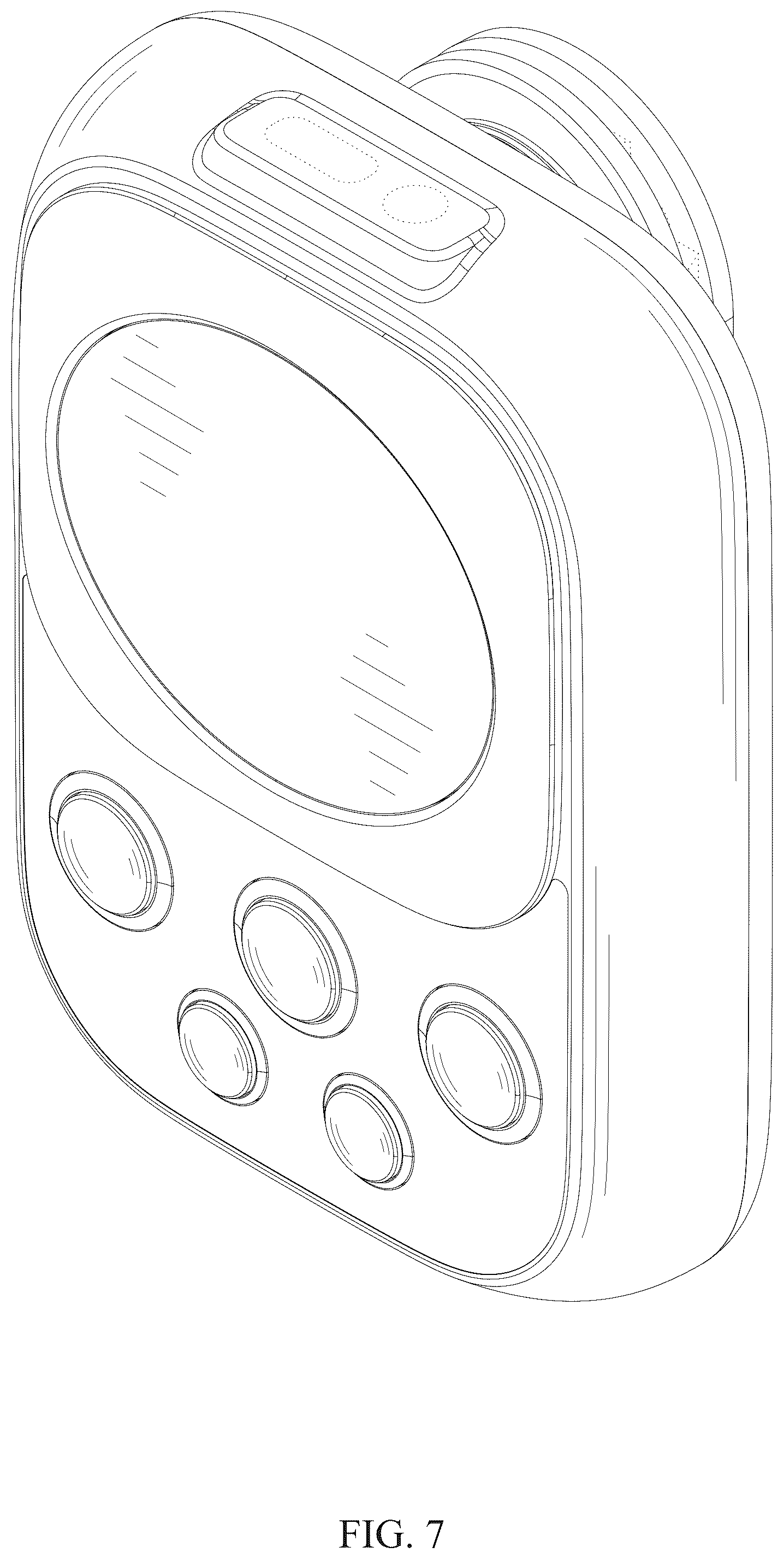 Patent USD1075700 Figure 7 – Controller for massage appliance