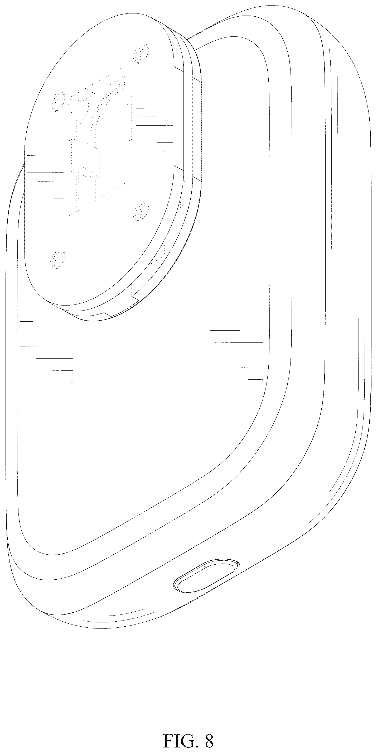 Patent USD1075700 Figure 8 – Controller for massage appliance