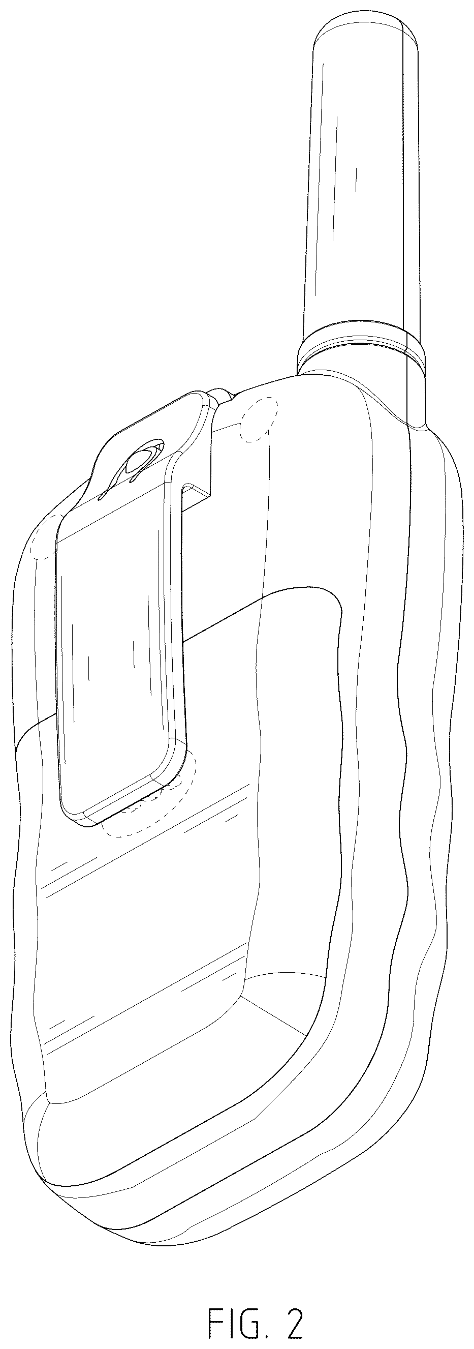Patent USD1075703 Figure 2 – Walkie talkie