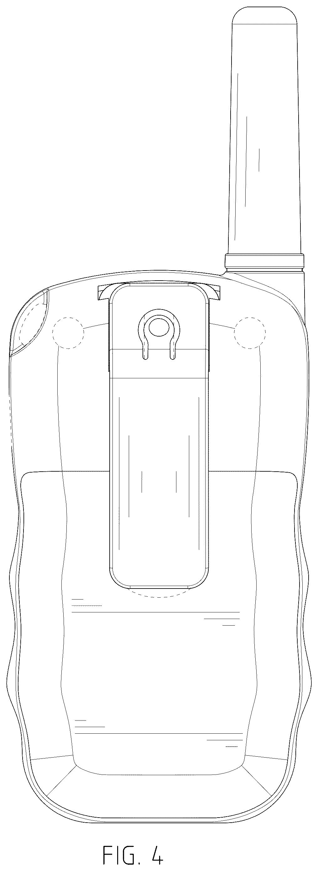 Patent USD1075703 Figure 4 – Walkie talkie