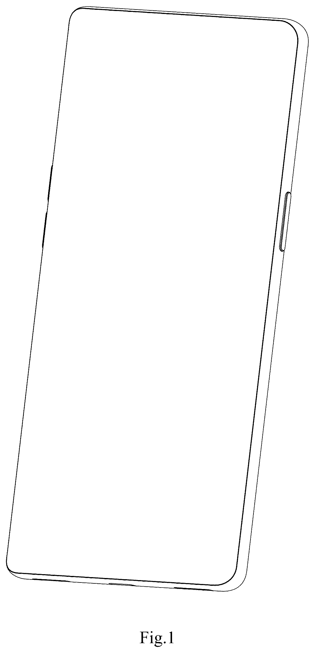 Patent USD1075704 Figure 1 – Cell phone