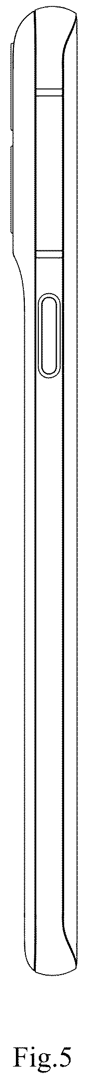 Patent USD1075705 Figure 5 – Cell phone
