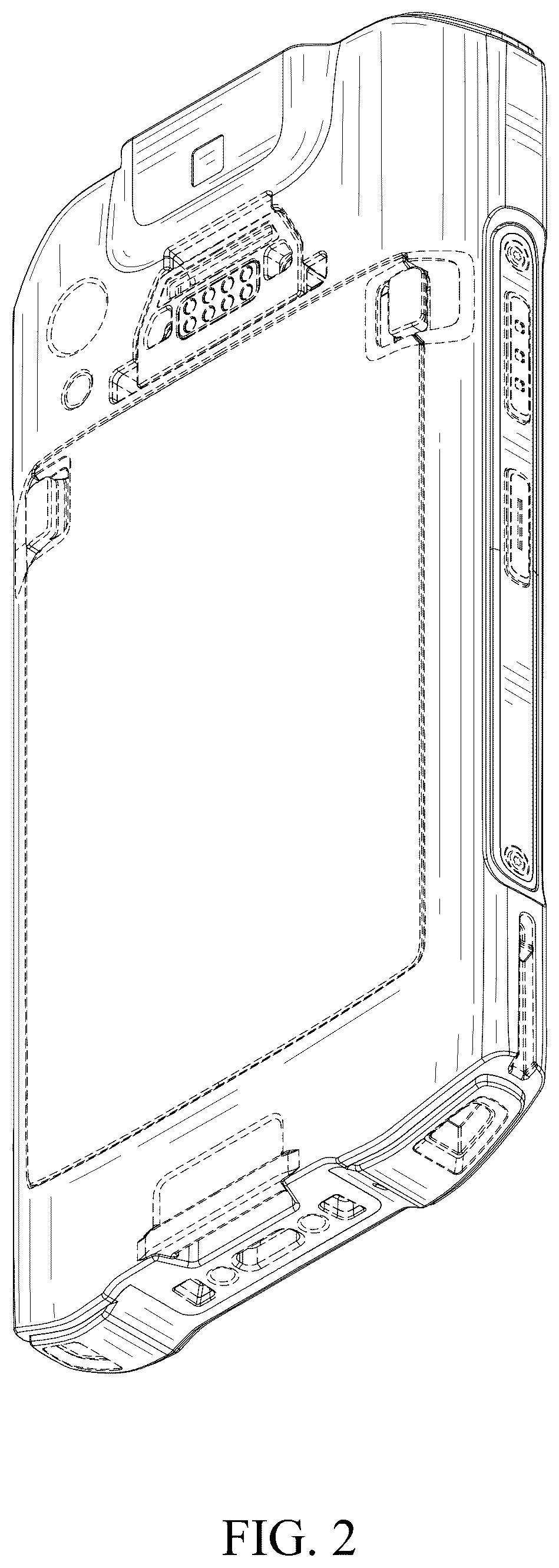 Patent USD1075707 Figure 2 – Mobile computing device