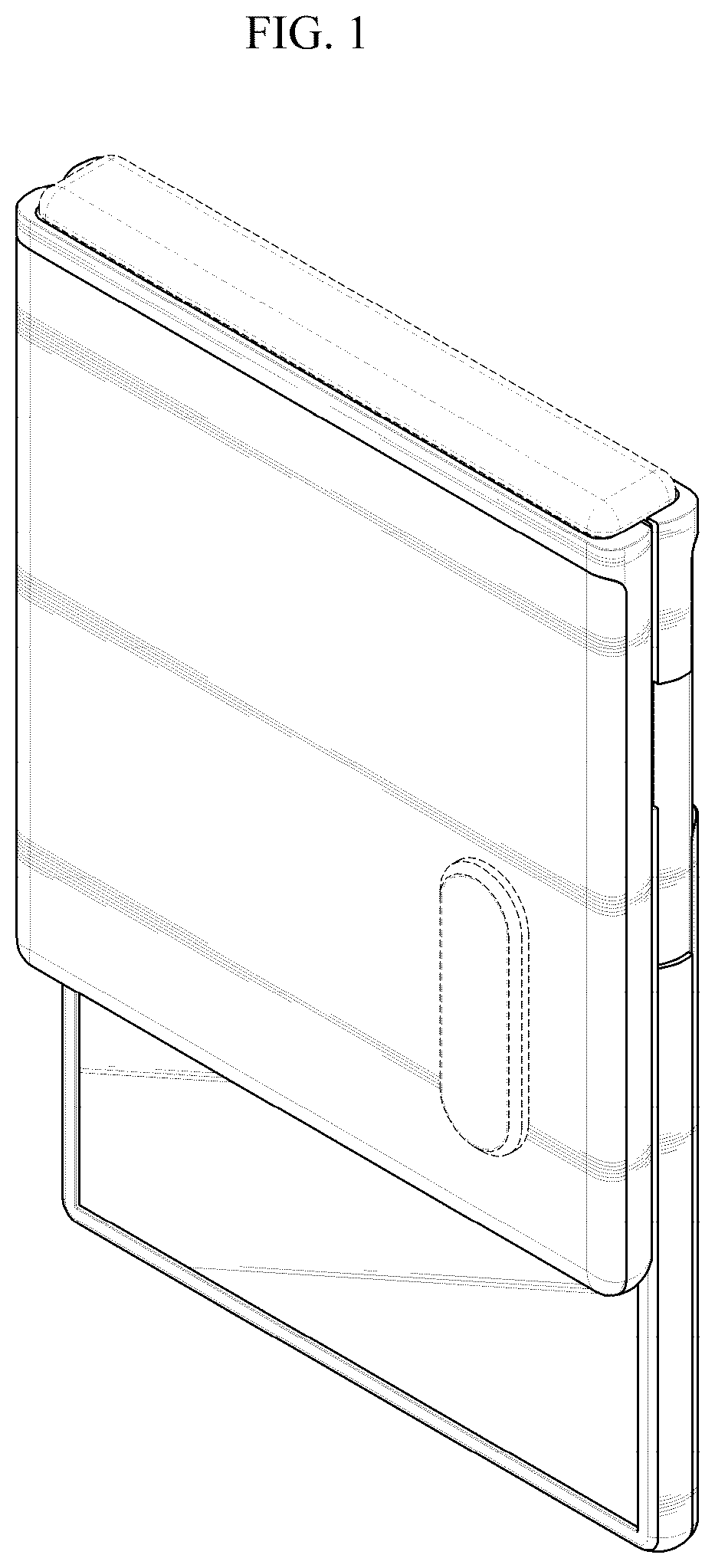 Patent USD1075708 Figure 1 – Display device
