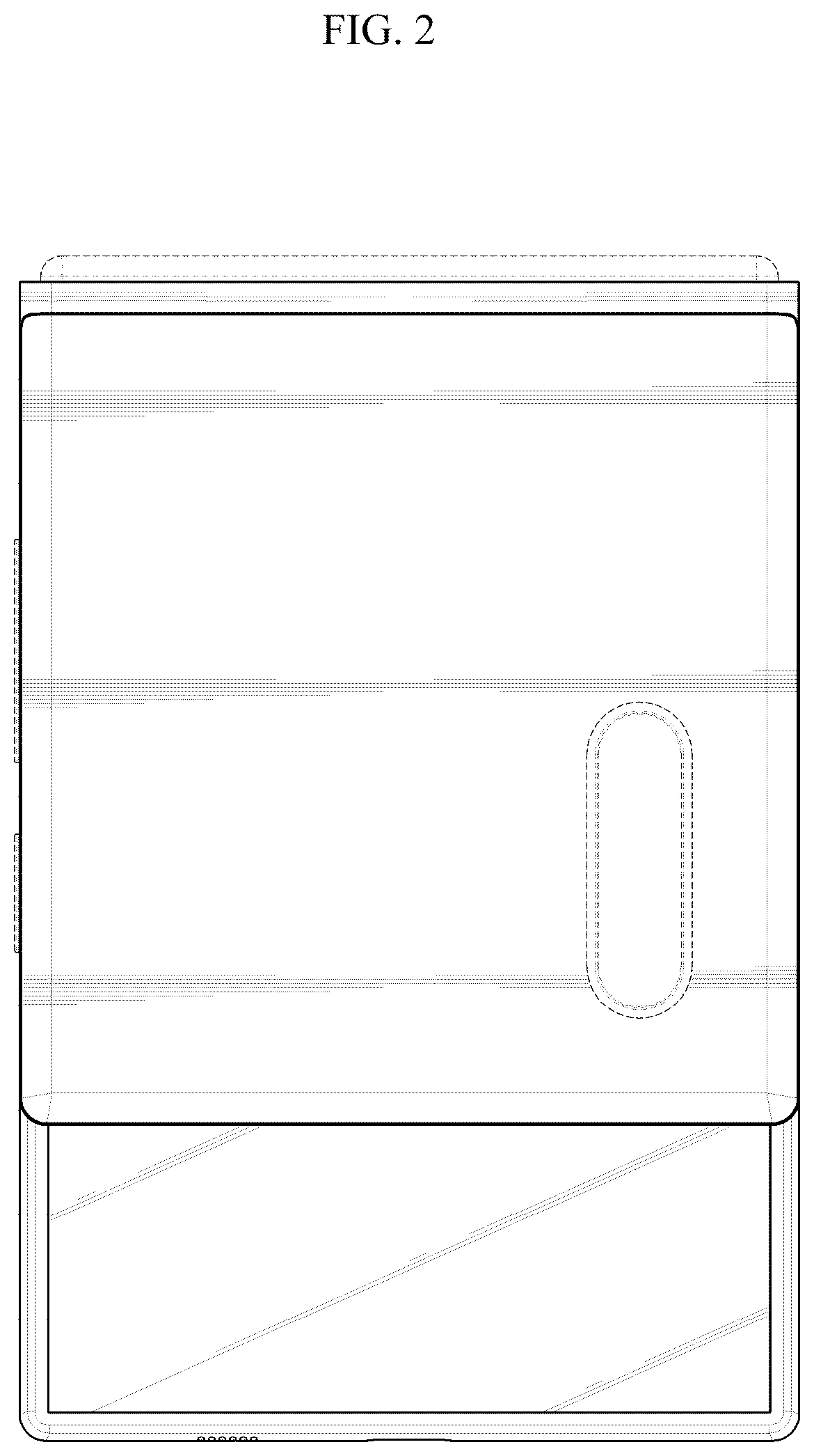 Patent USD1075708 Figure 2 – Display device