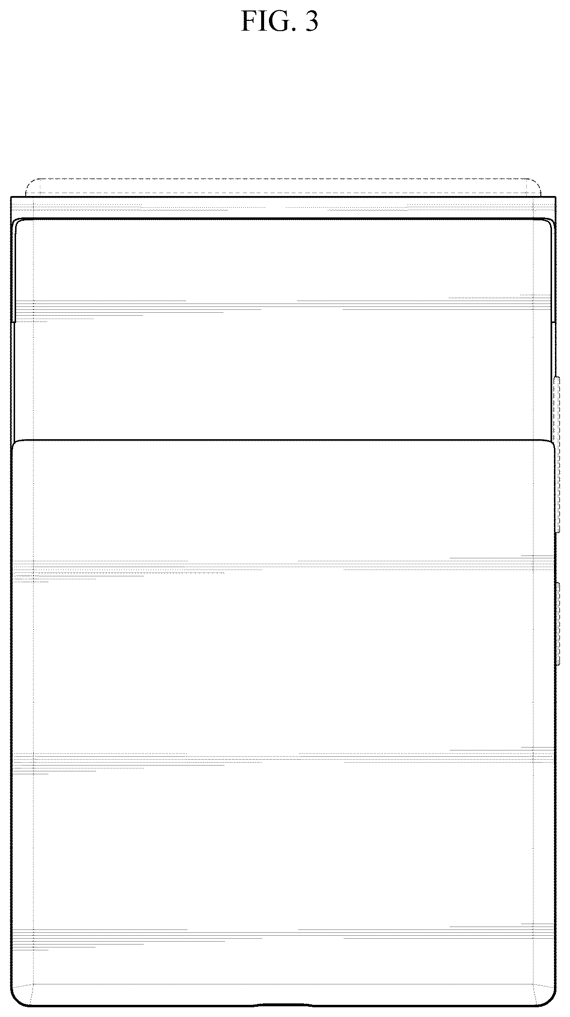 Patent USD1075708 Figure 3 – Display device