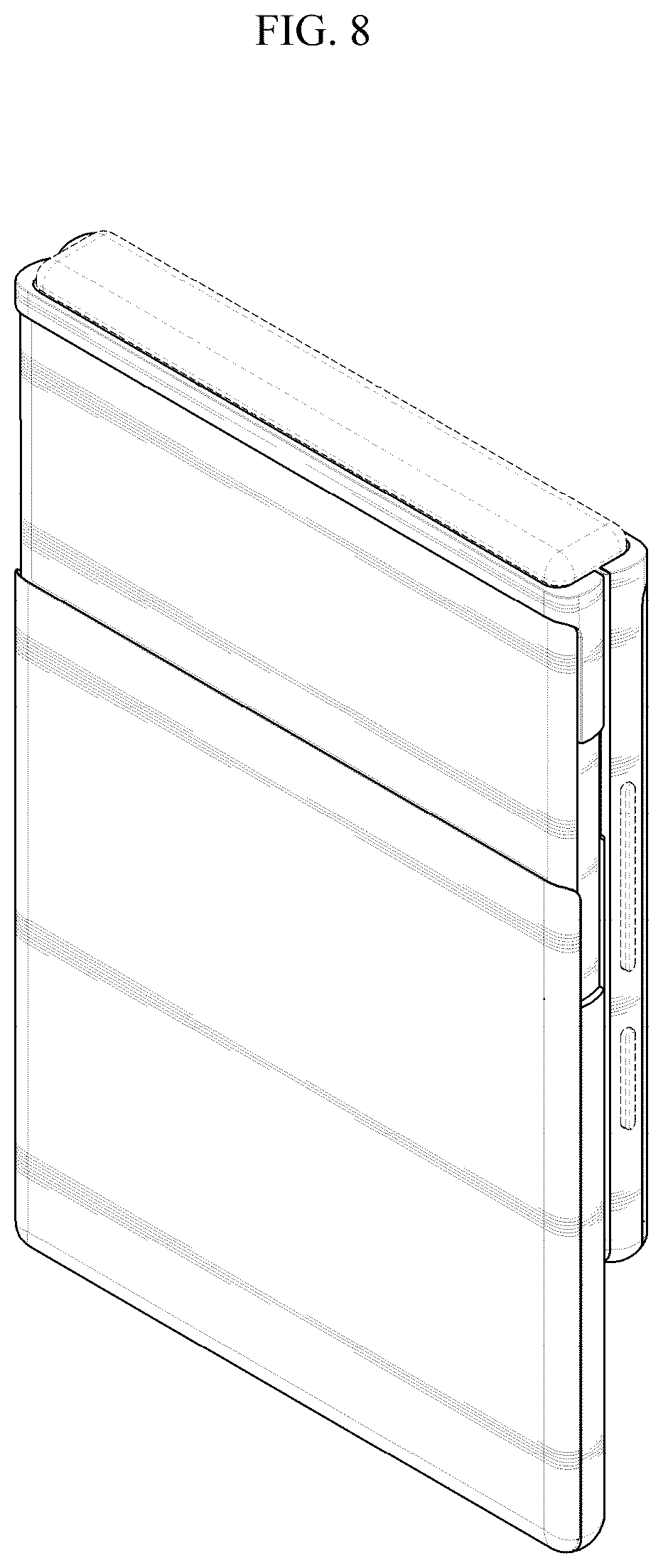 Patent USD1075708 Figure 8 – Display device