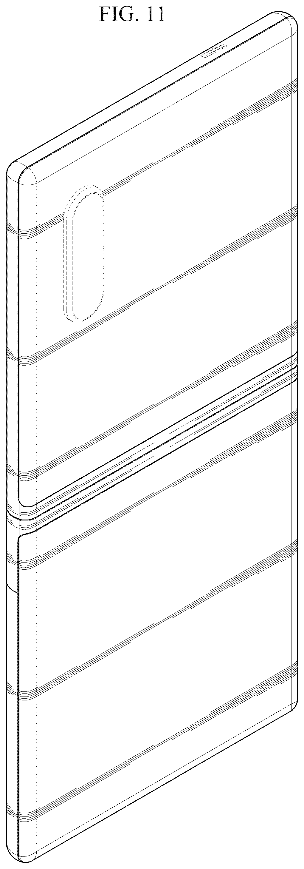 Patent USD1075708 Figure 11 – Display device