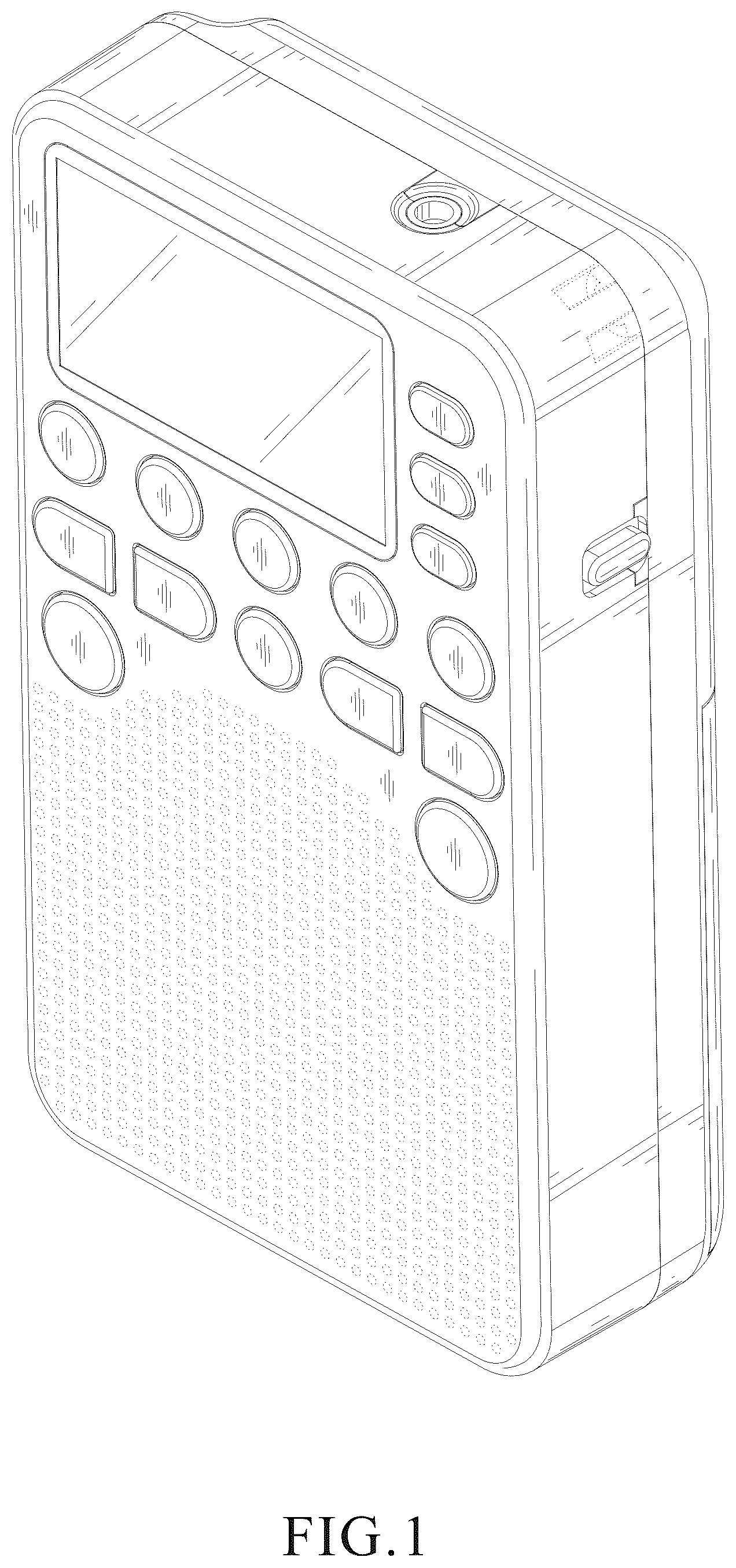 Patent USD1075709 — Radio — Figure 1
