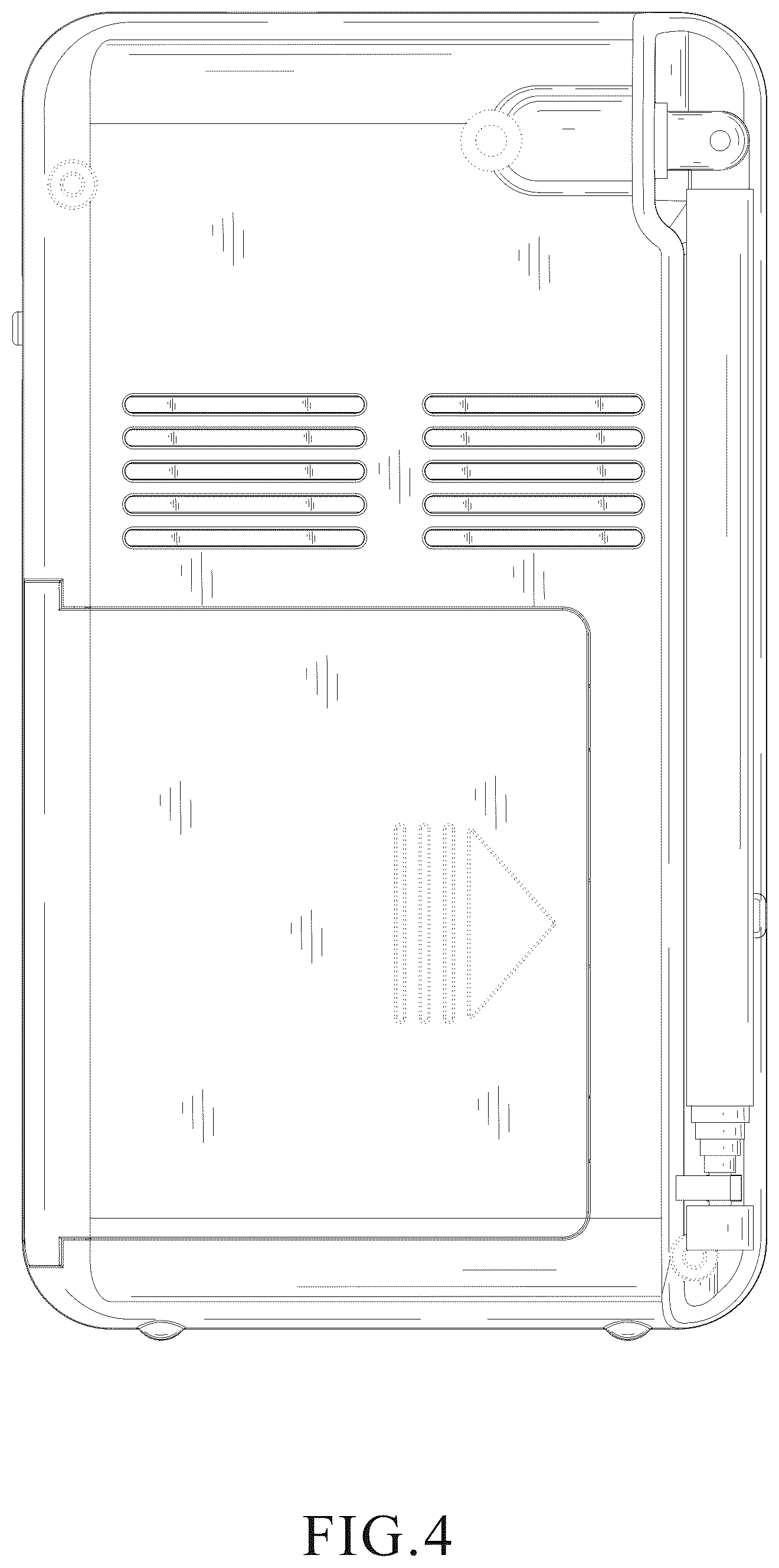 Patent USD1075709 Figure 4 – Radio