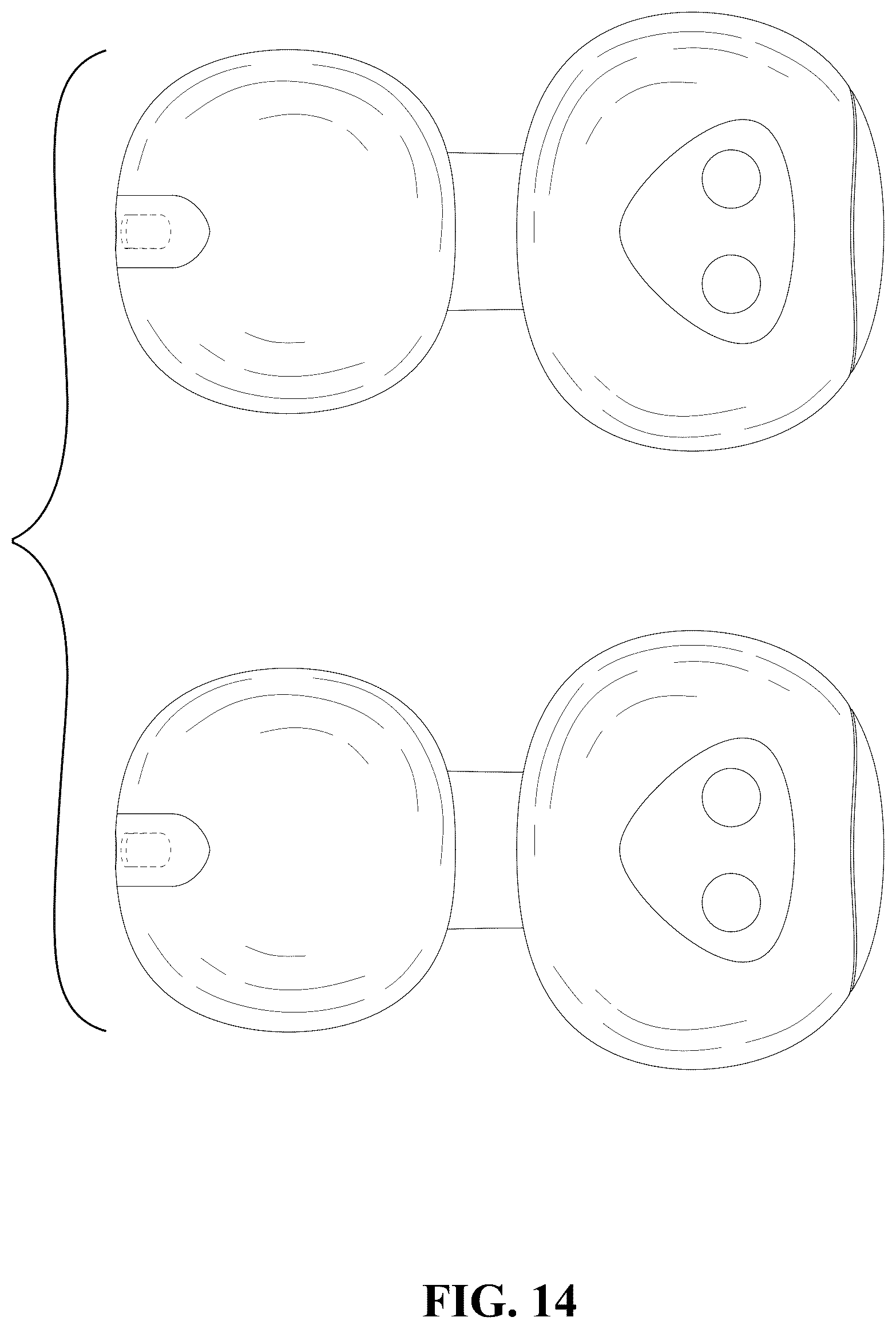 Patent USD1075712 Figure 14 – Bone conduction earphones and case