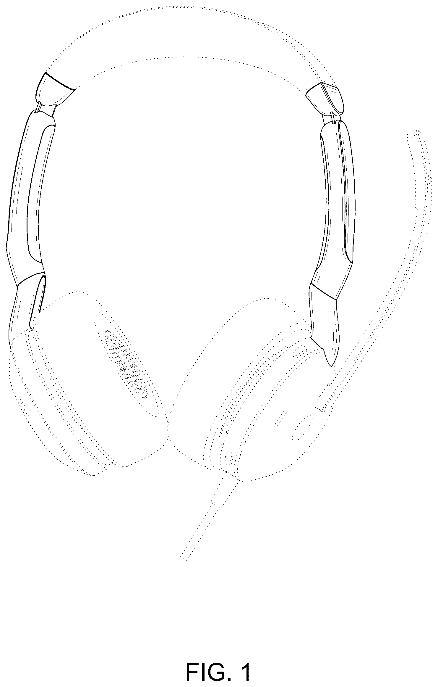 Patent USD1075713 Figure 1 – Headset for telephone