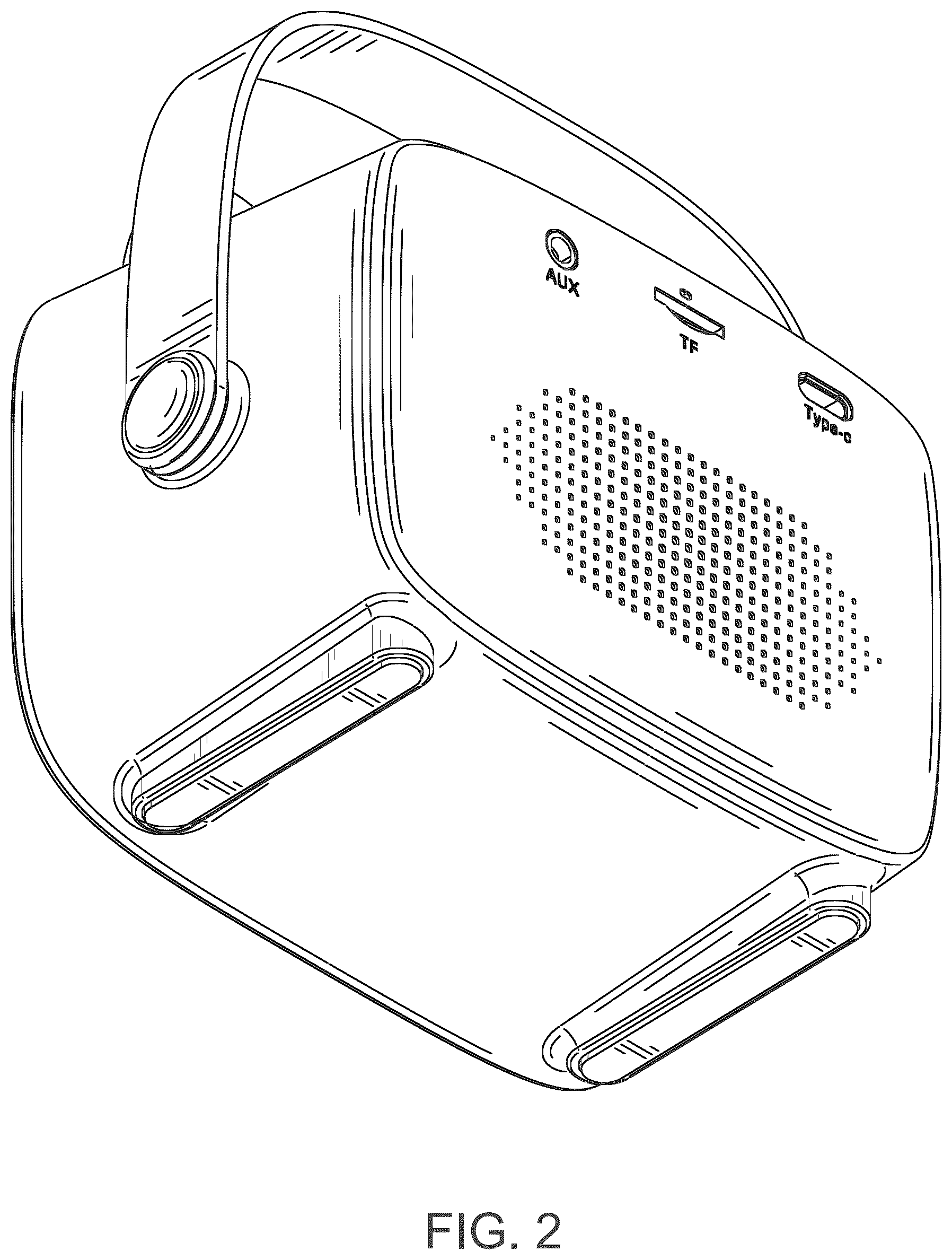 Patent USD1075715 Figure 2 – Speaker box