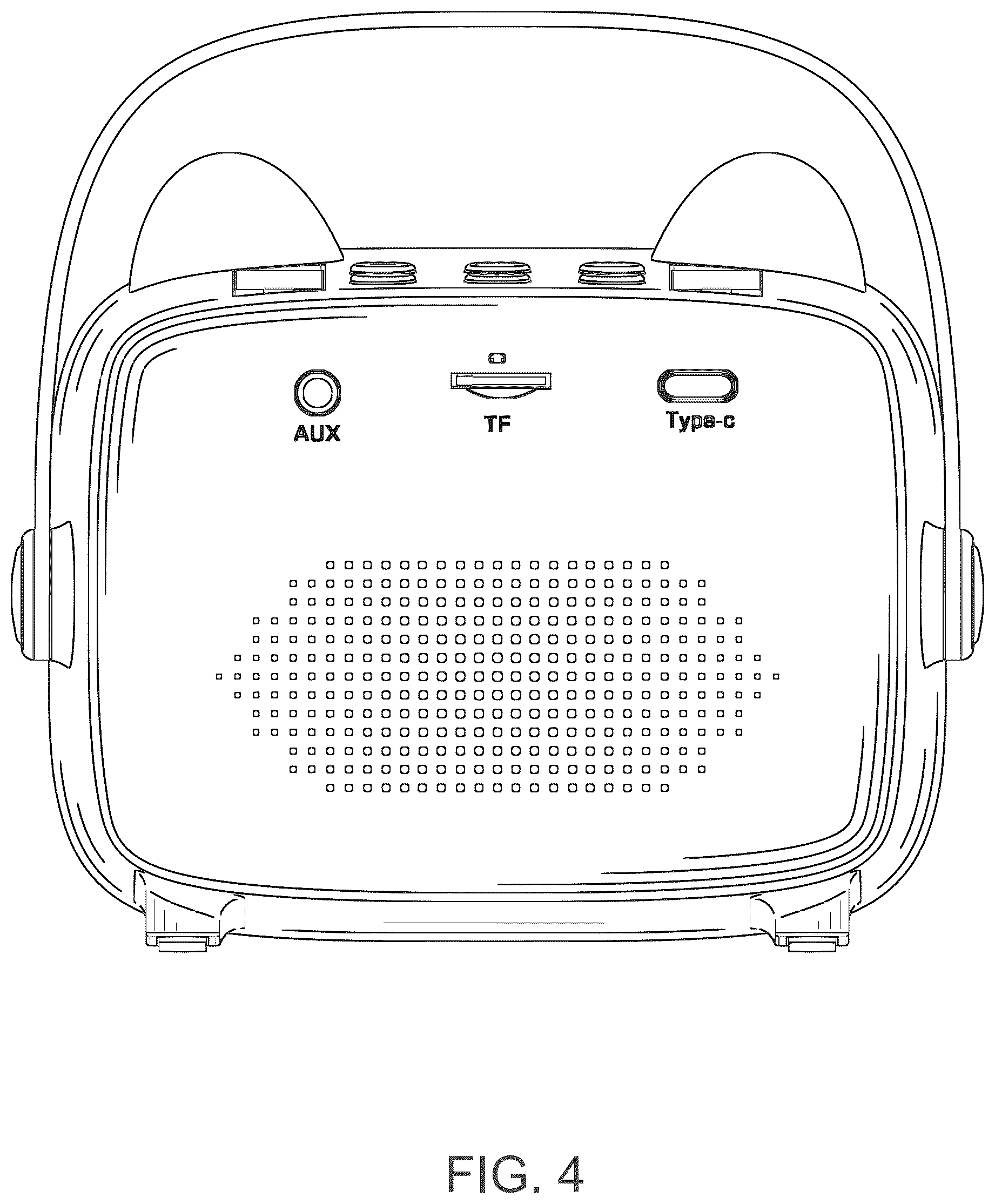Patent USD1075715 Figure 4 – Speaker box