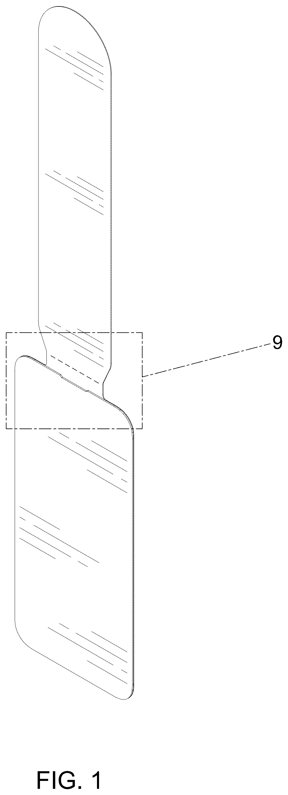Patent USD1075719 — Phone screen protector — Figure 1