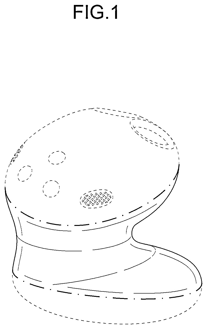 Patent USD1075720 Figure 1 – Wireless earphone