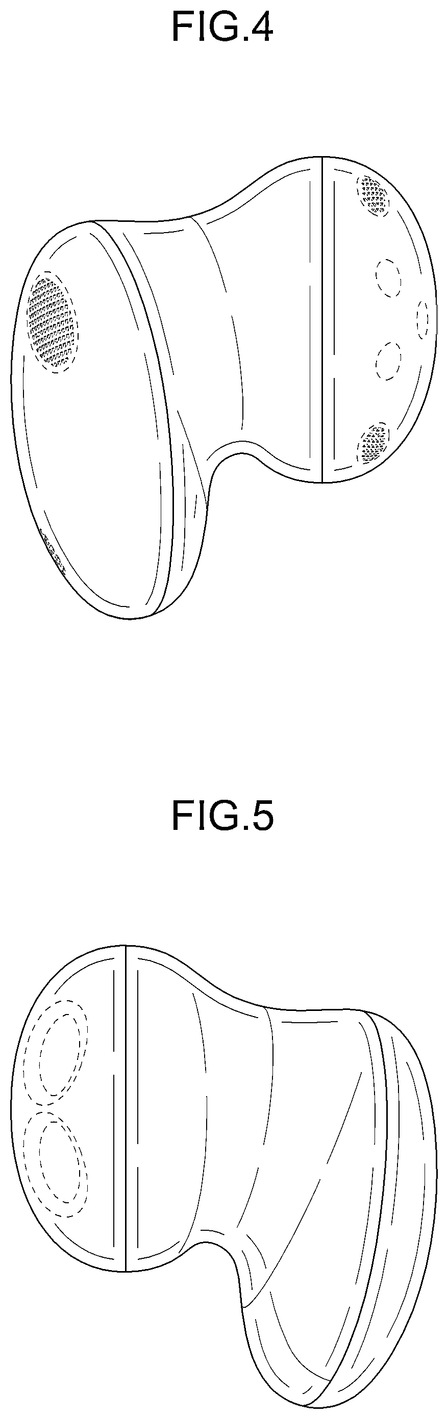 Patent USD1075721 Figure 3 – Wireless earphone