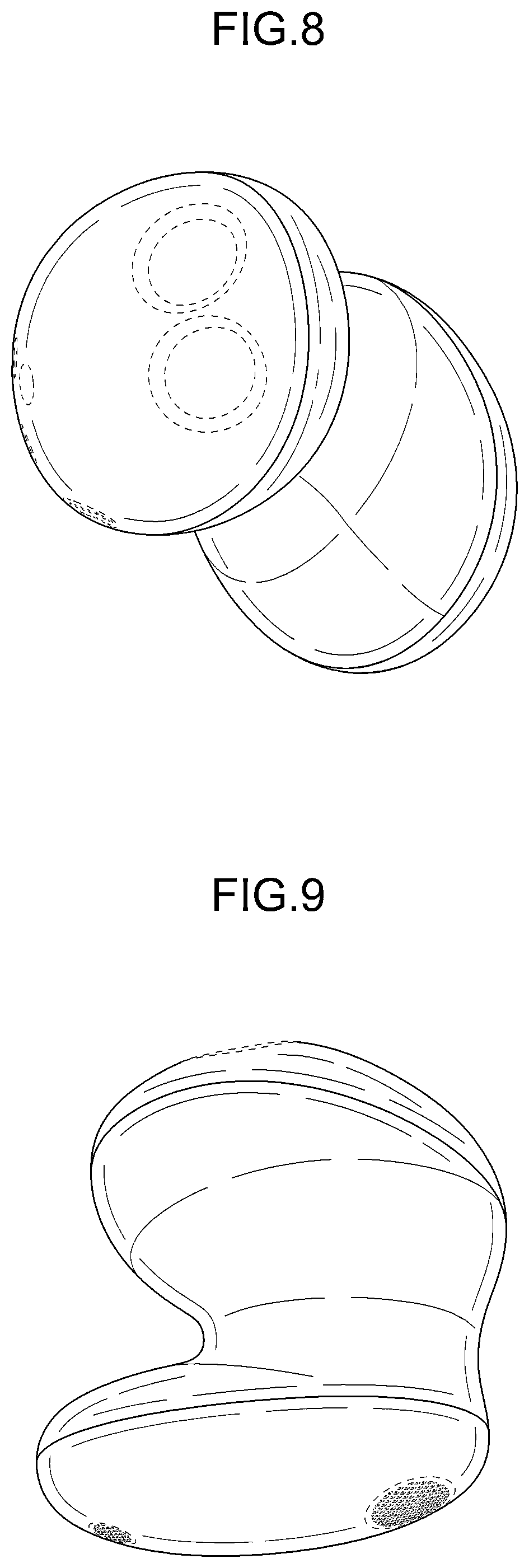 Patent USD1075721 Figure 5 – Wireless earphone