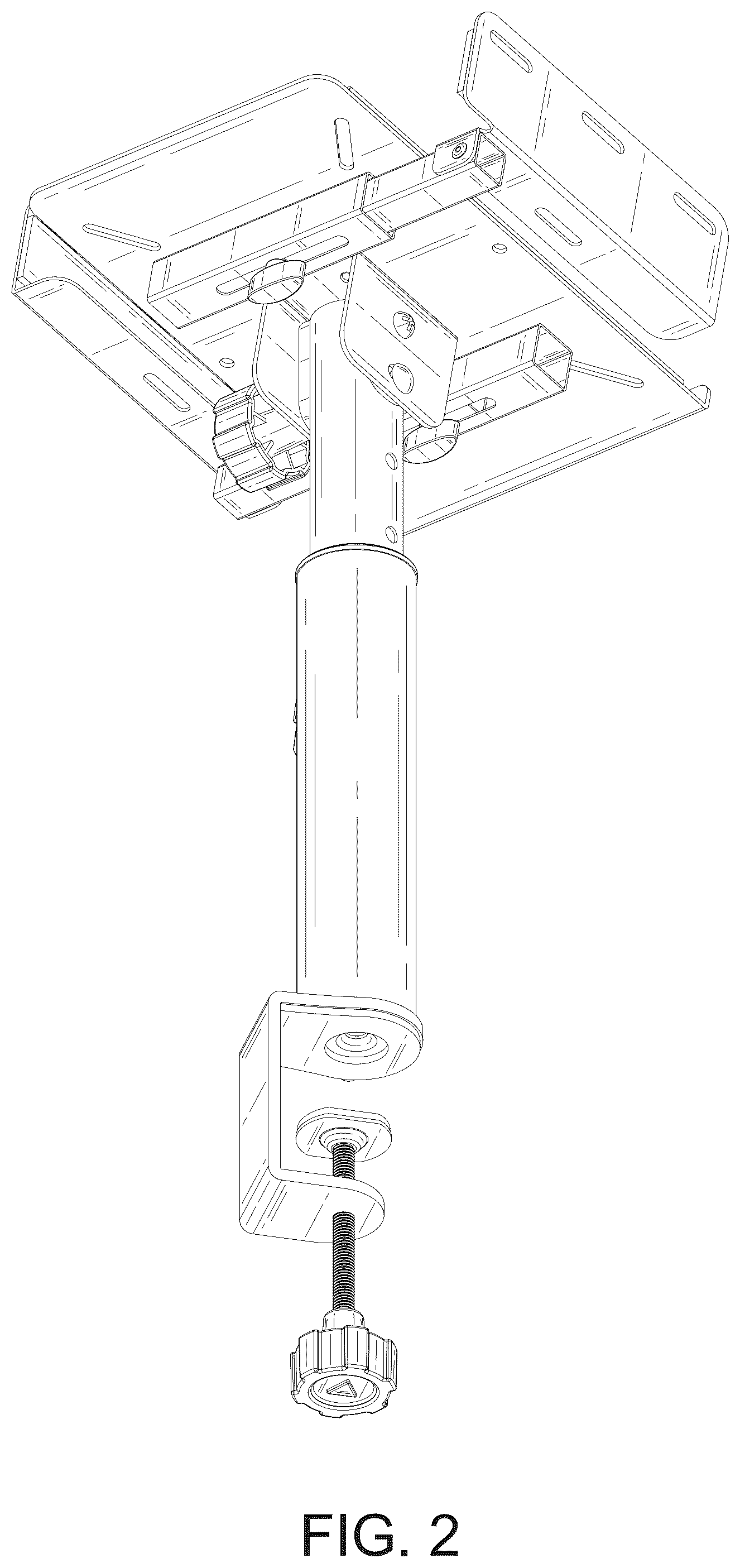 Patent USD1075723 Figure 2 – Speaker stand