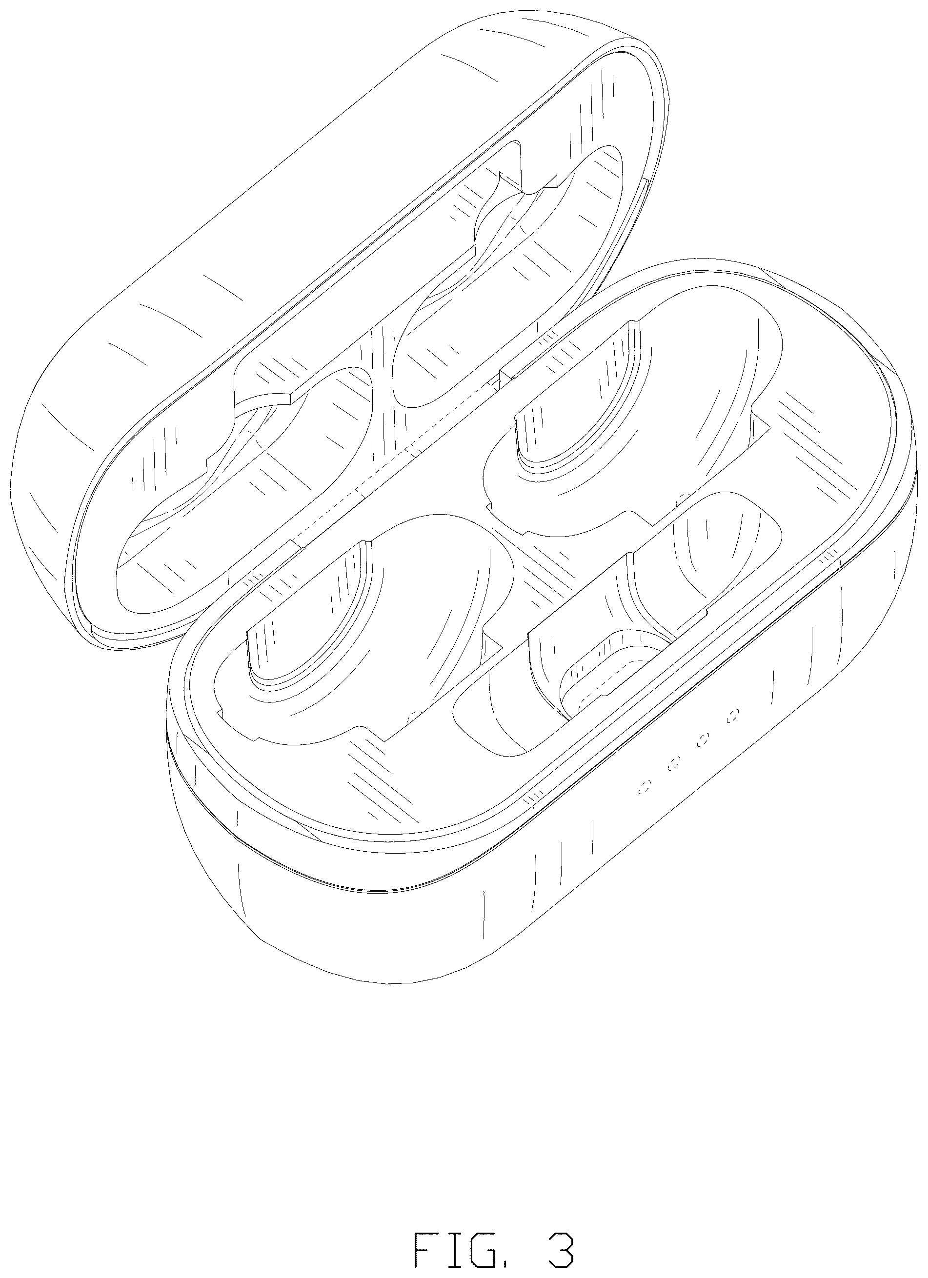 Patent USD1075725 Figure 3 – Set of microphone, receiver and charging case