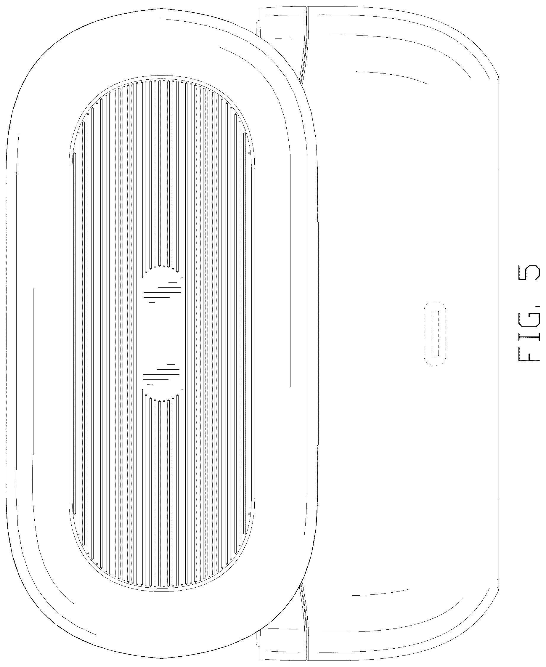 Patent USD1075725 Figure 5 – Set of microphone, receiver and charging case