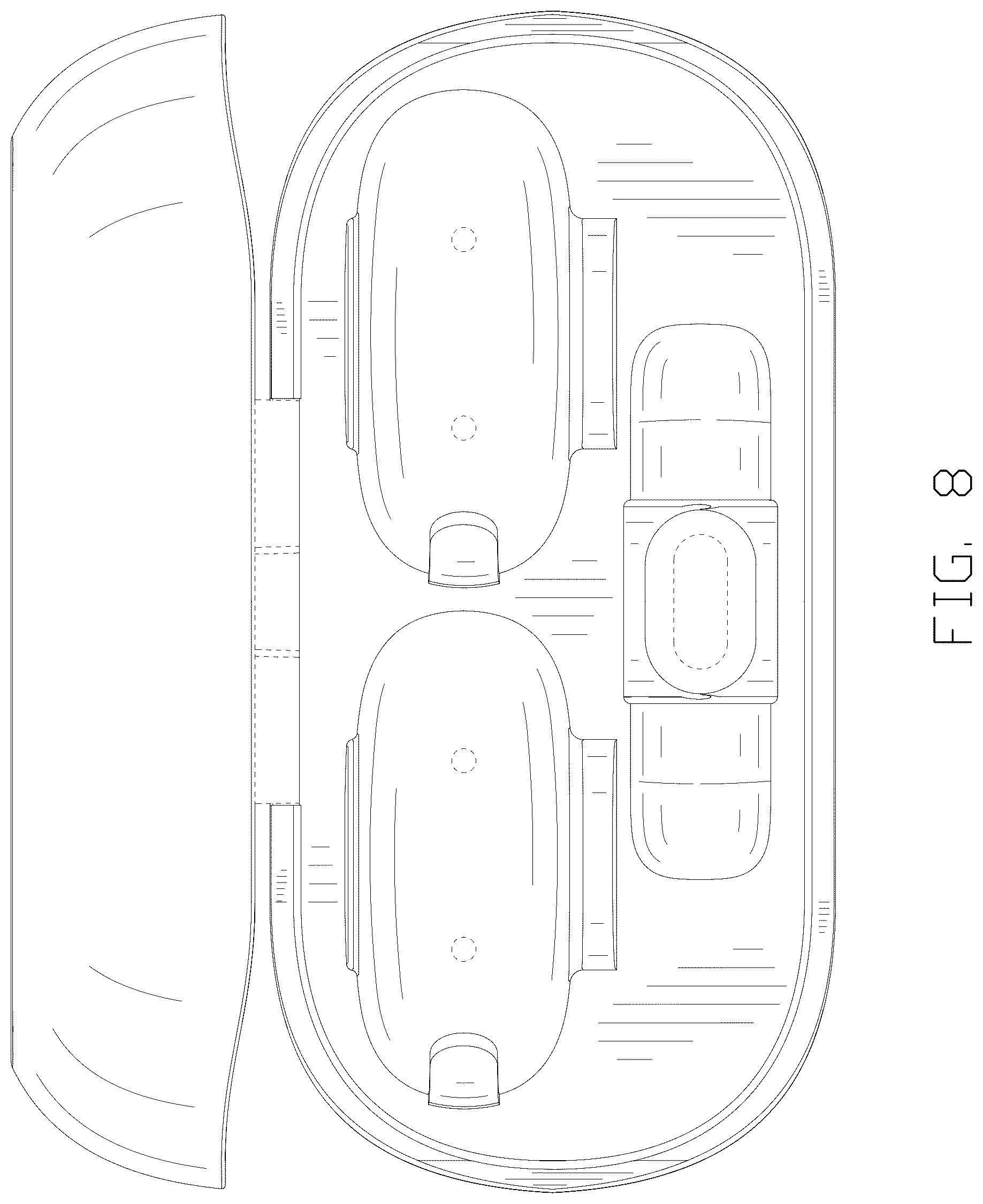 Patent USD1075725 Figure 8 – Set of microphone, receiver and charging case