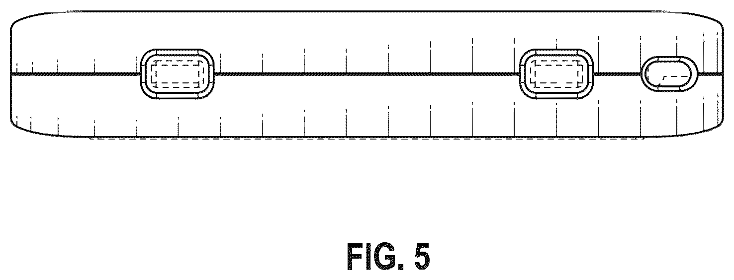 Patent USD1075733 Figure 5 – Wall-mounted network console