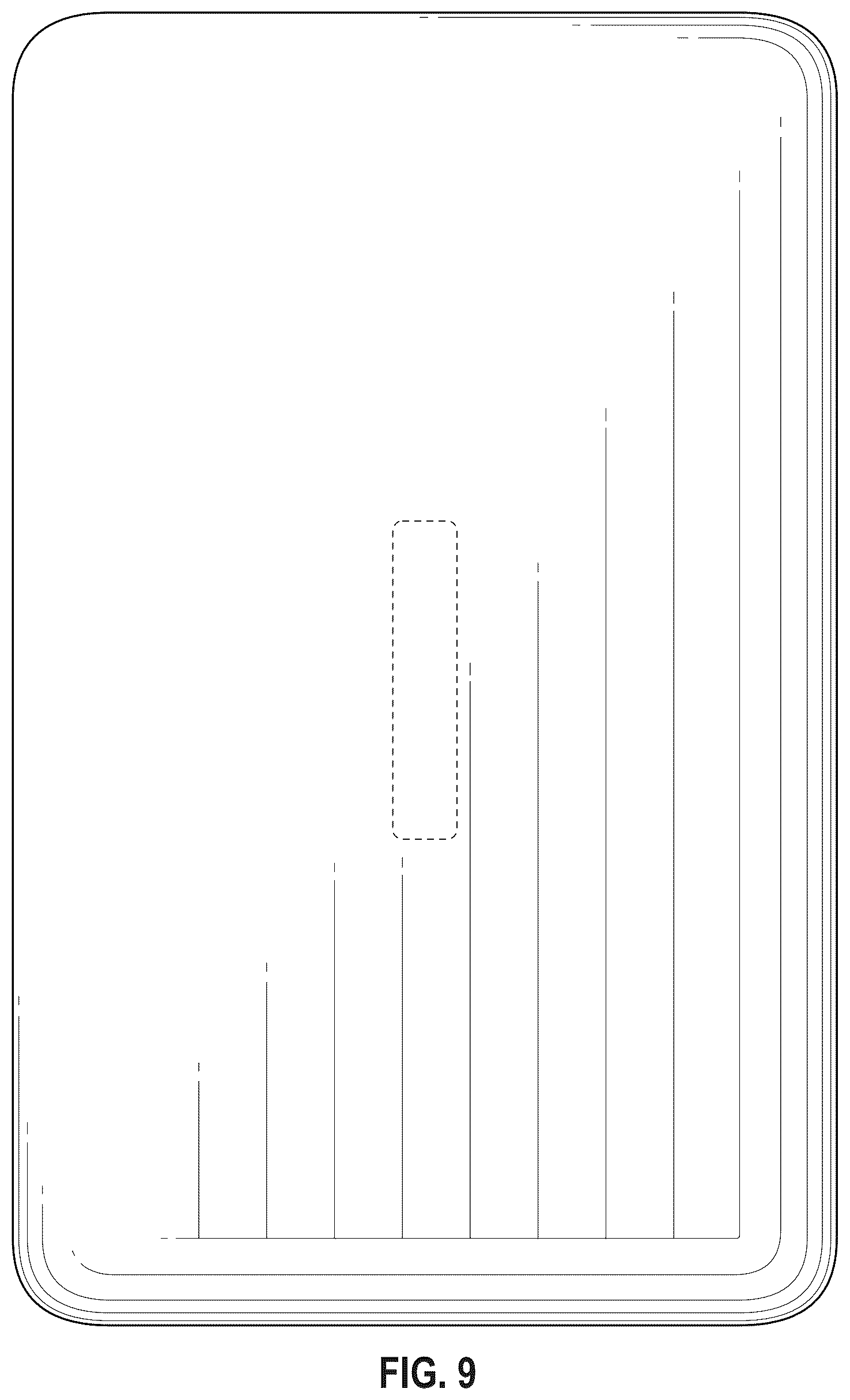 Patent USD1075733 Figure 9 – Wall-mounted network console
