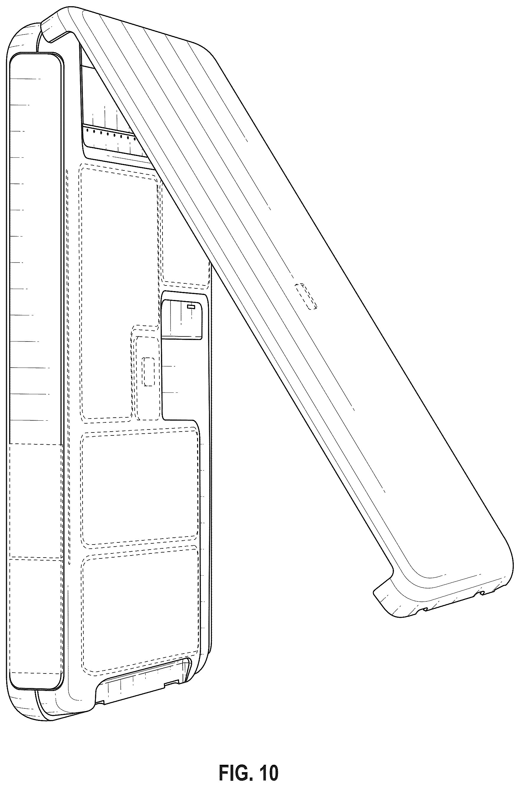 Patent USD1075733 Figure 10 – Wall-mounted network console