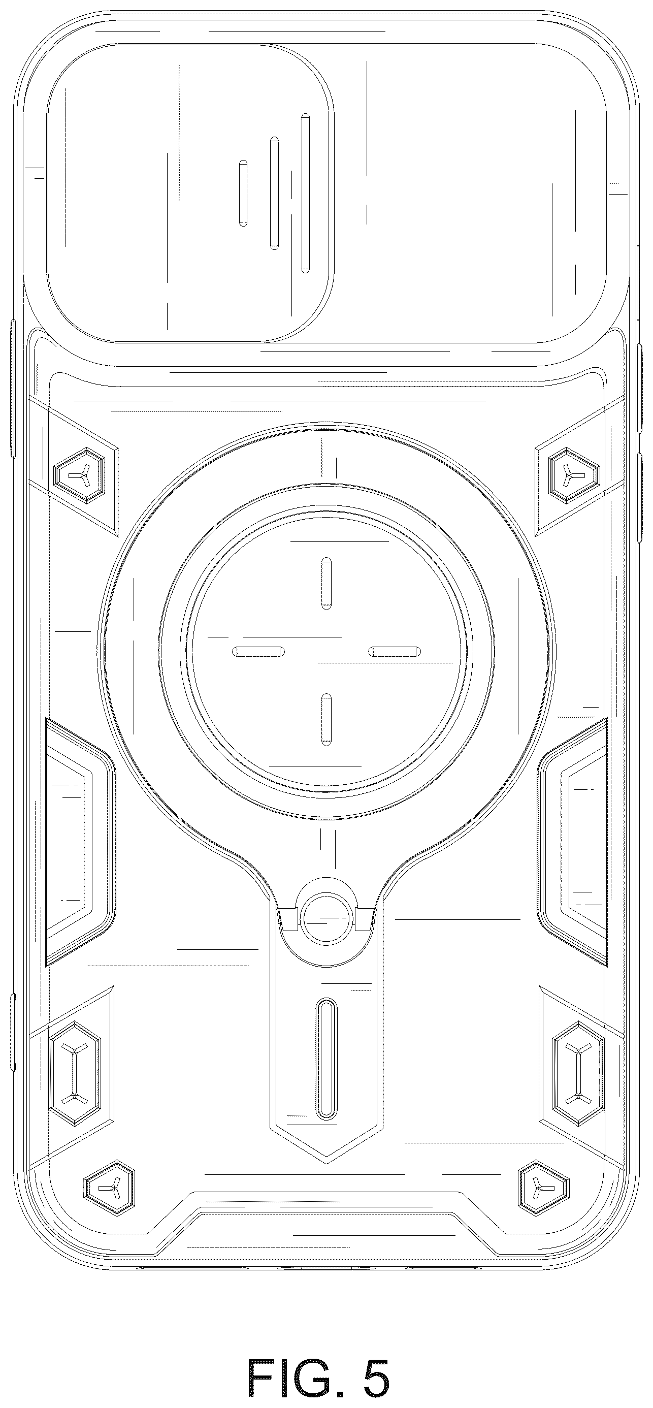 Patent USD1075734 Figure 5 – Mobile phone case