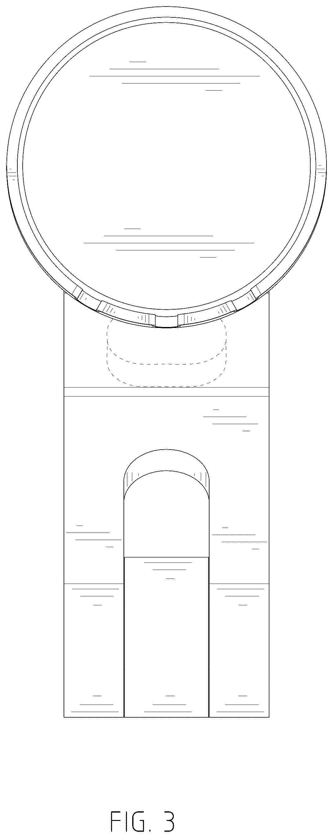Patent USD1075736 Figure 3 – Mobile phone stand