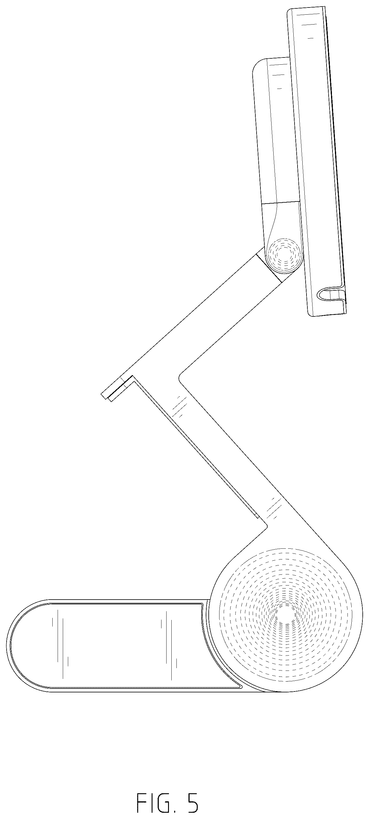 Patent USD1075736 Figure 5 – Mobile phone stand