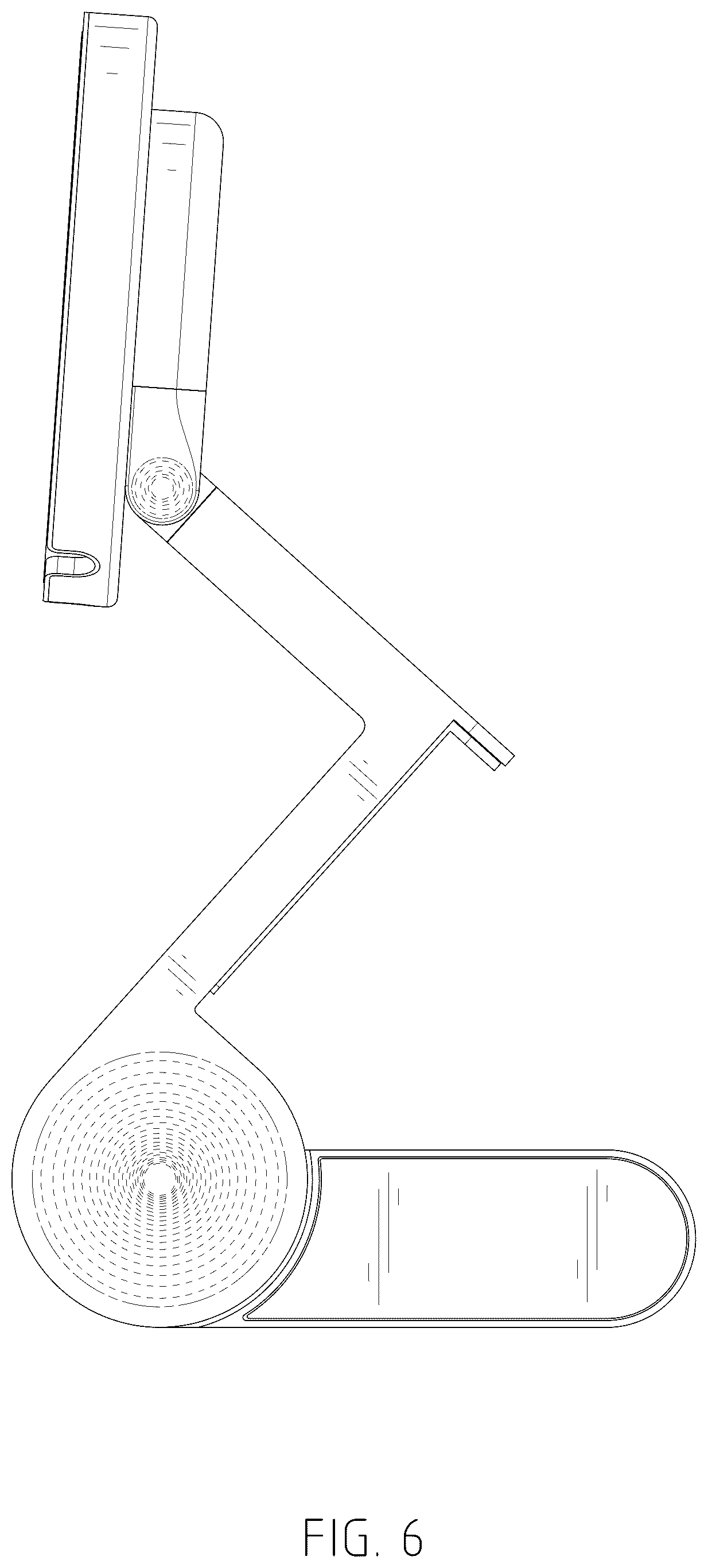 Patent USD1075736 Figure 6 – Mobile phone stand