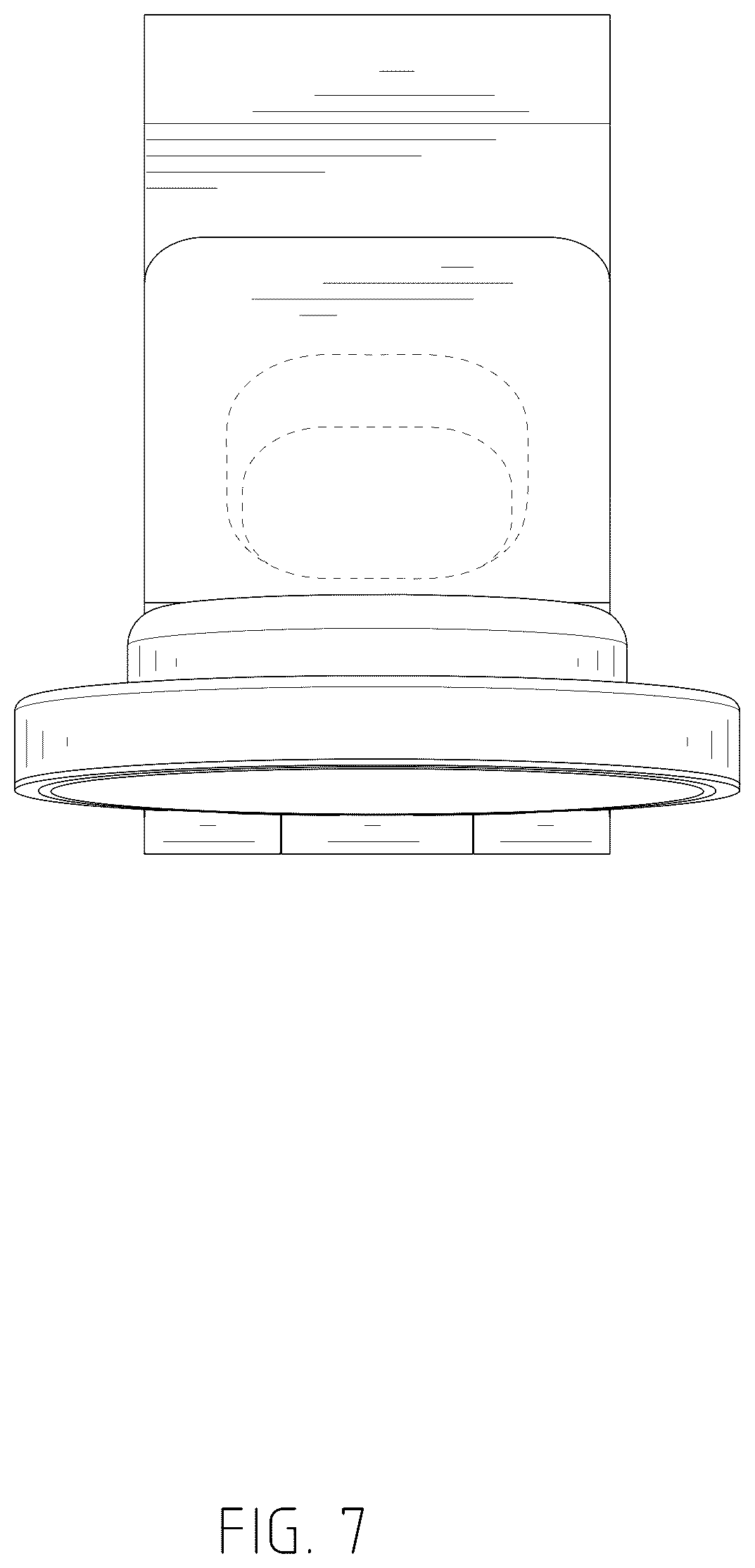 Patent USD1075736 Figure 7 – Mobile phone stand