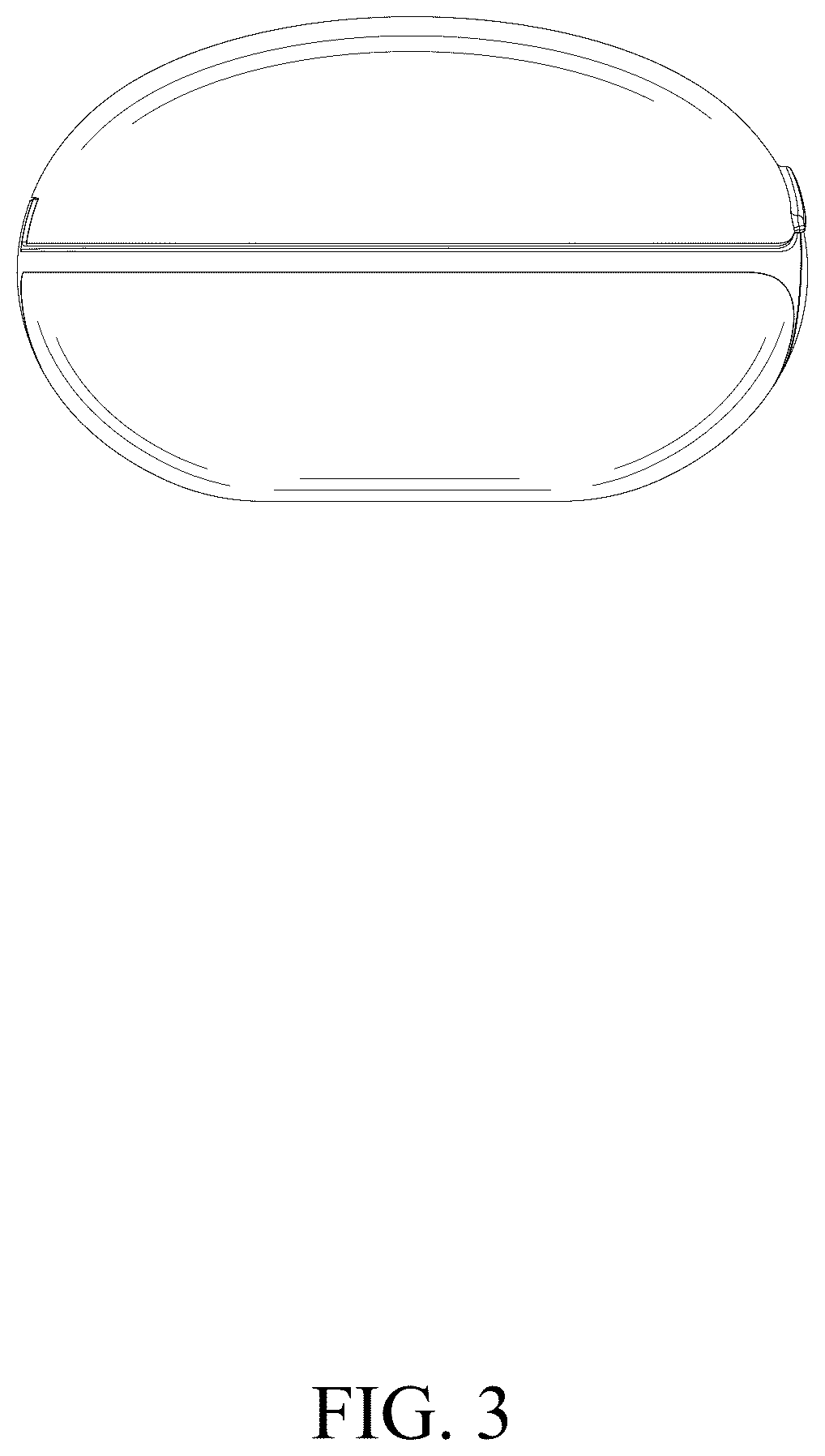 Patent USD1075737 Figure 3 – Charging case for wireless earphones