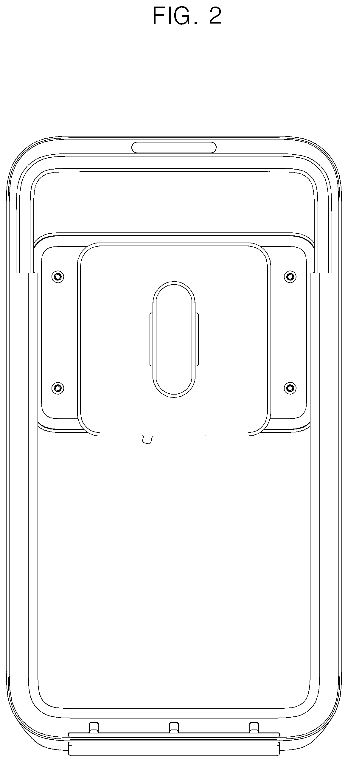 Patent USD1075739 Figure 2 – Holder for portable display device