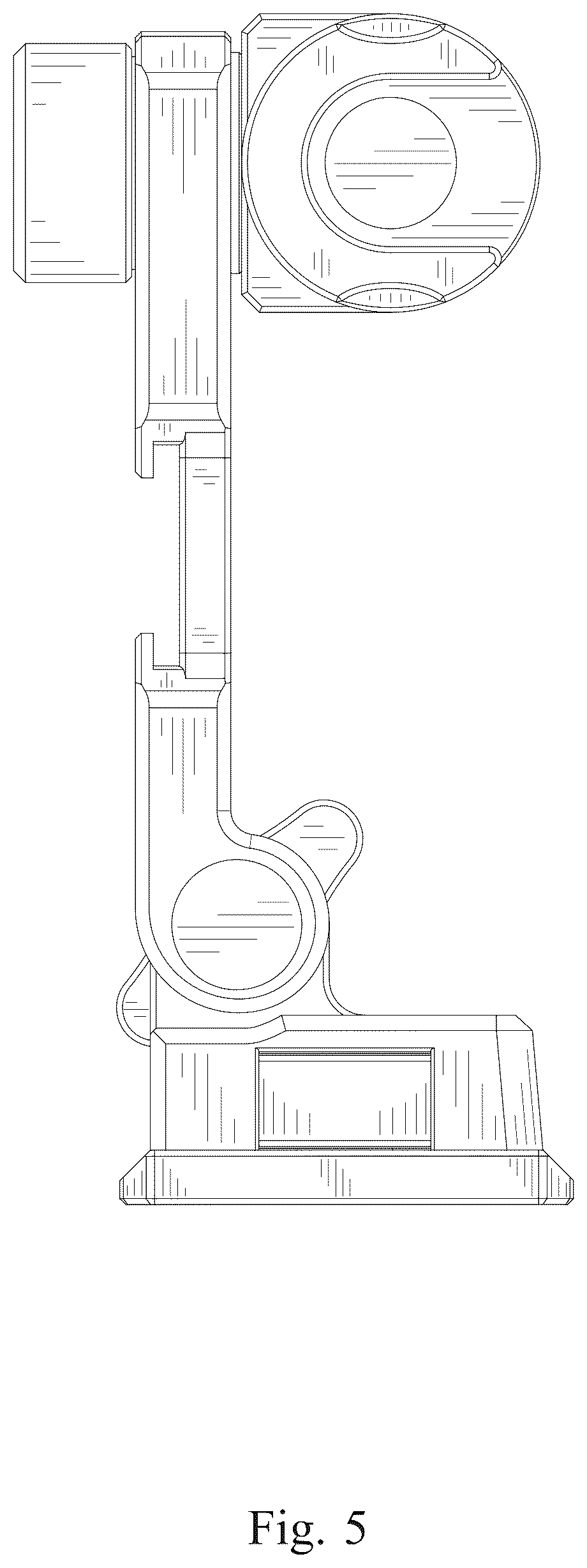 Patent USD1075740 Figure 5 – Multifunctional mobile phone bracket