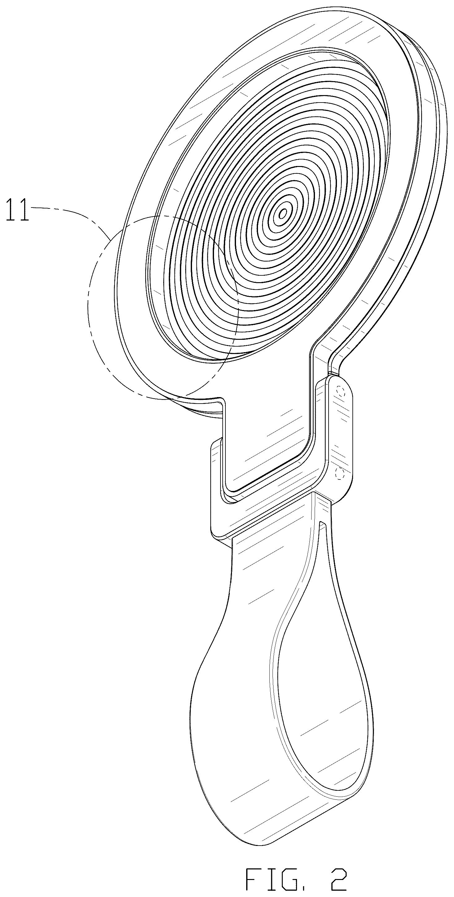 Patent USD1075741 Figure 2 – Magnet cell phone ring stand