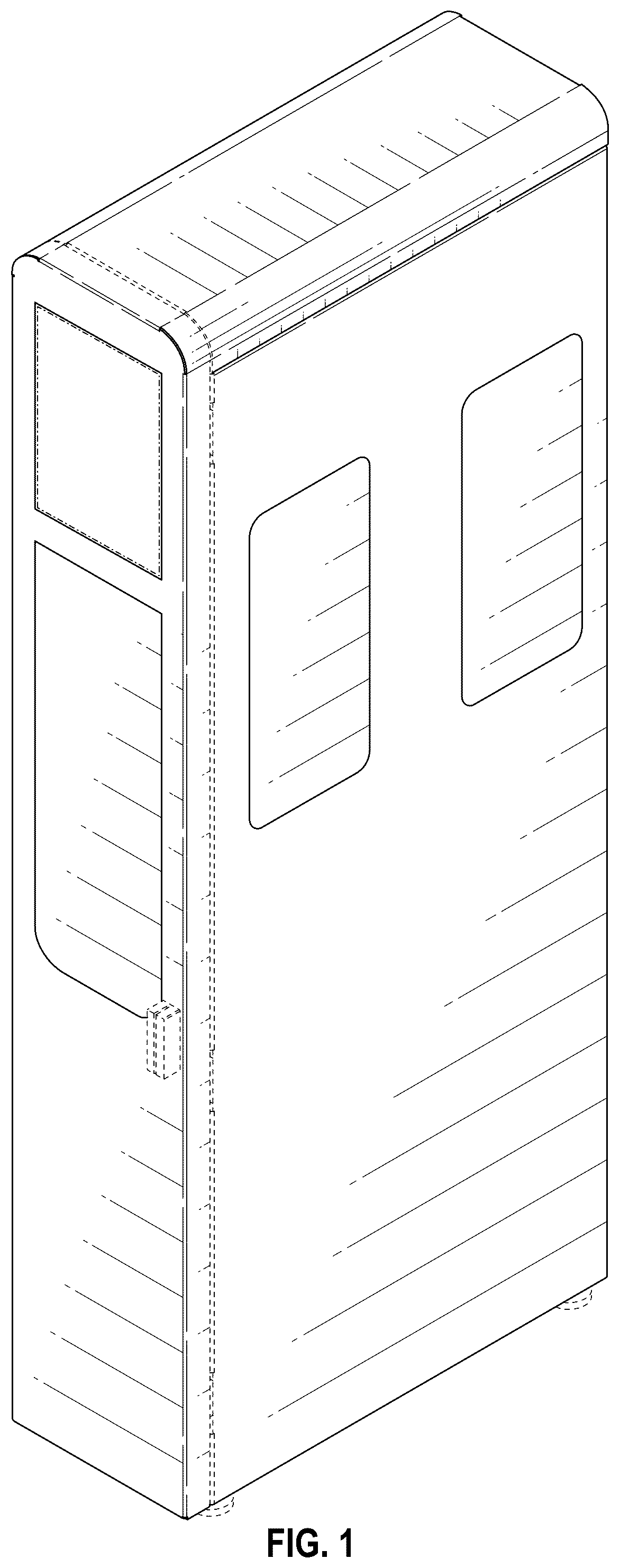 Patent USD1075742 — Kiosk for processing electronic devices — Figure 1