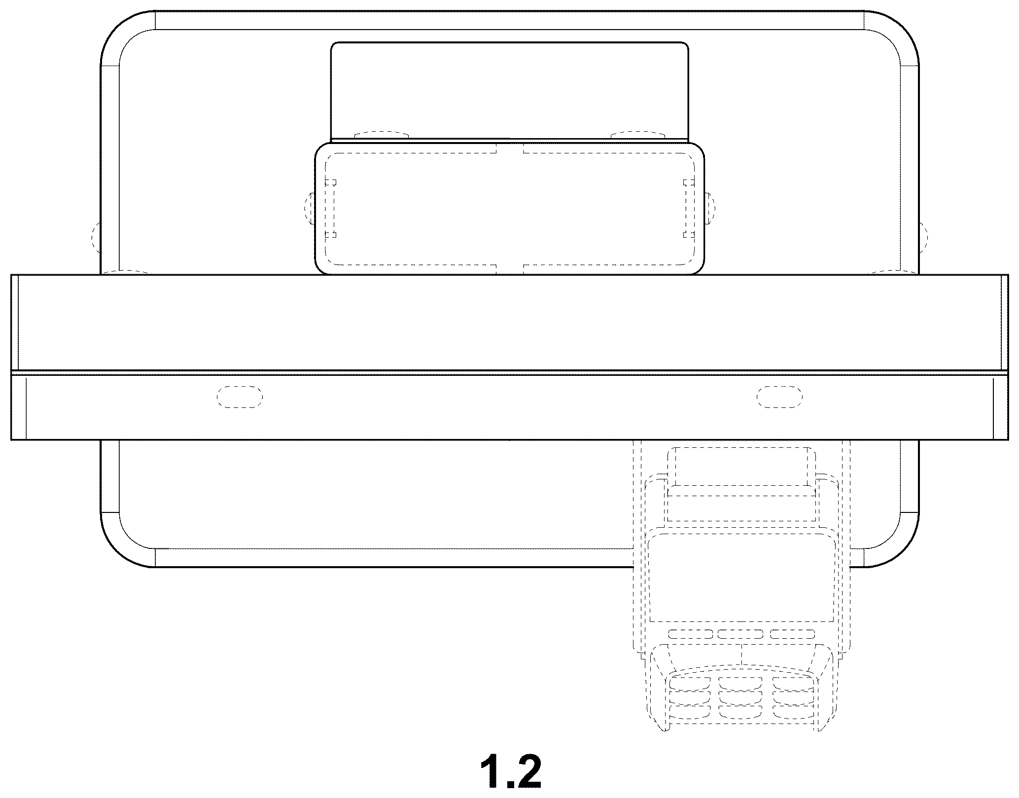 Patent USD1075743 Figure 2 – Self-service multi-function terminal