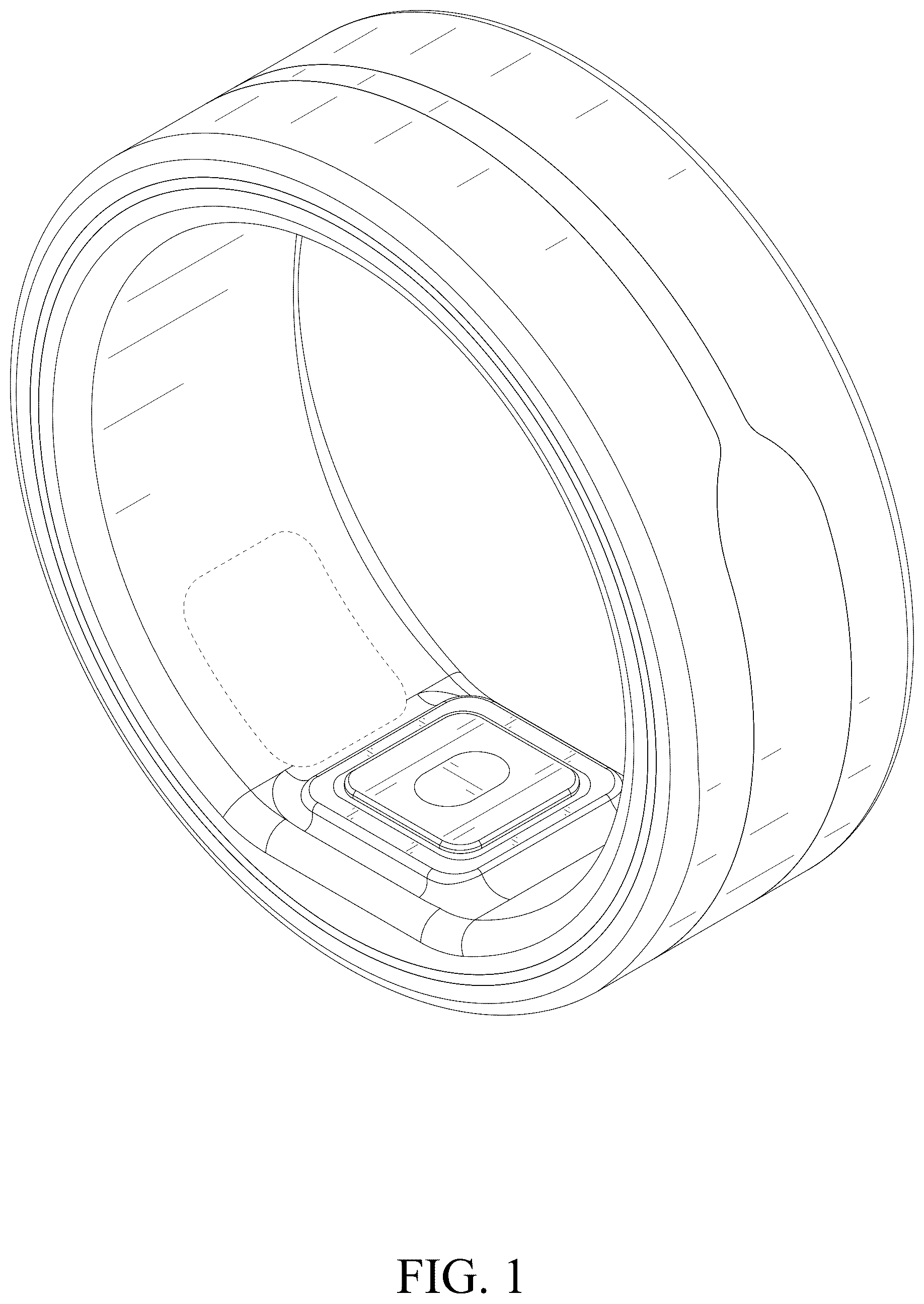 Patent USD1075751 Figure 1 – Smart ring