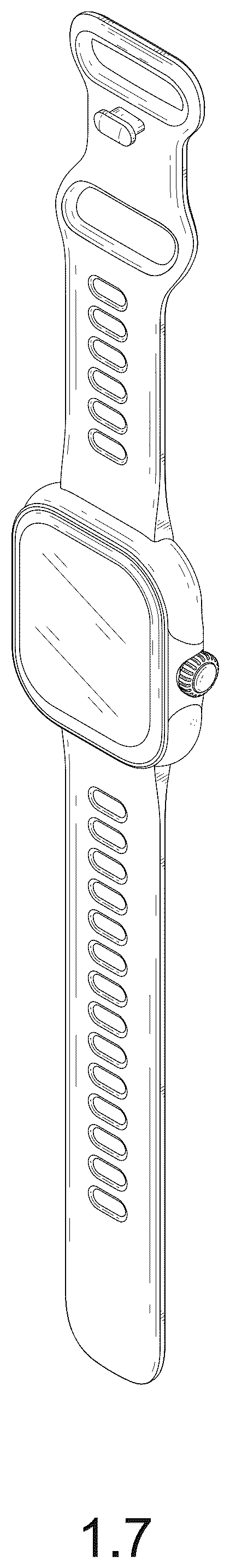 Patent USD1075752 Figure 7 – Smartwatch
