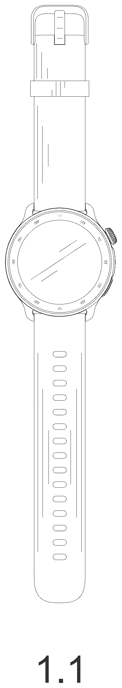 Patent USD1075753 — Smart watch — Figure 1