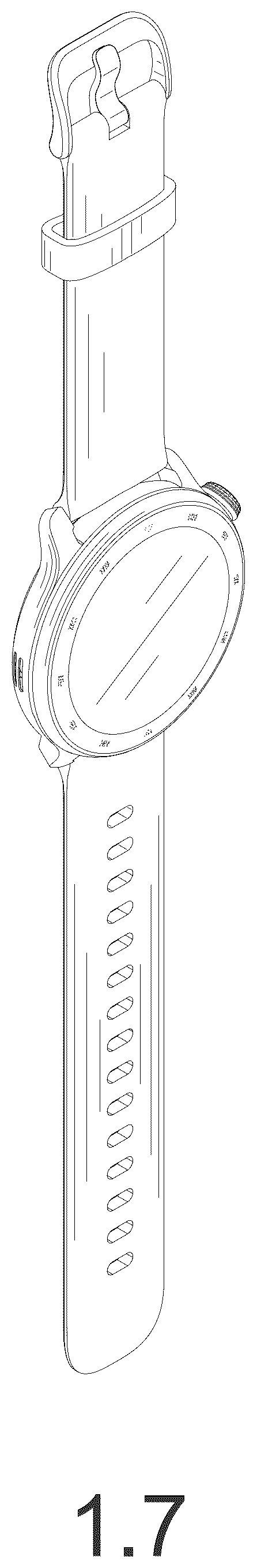Patent USD1075753 Figure 7 – Smart watch