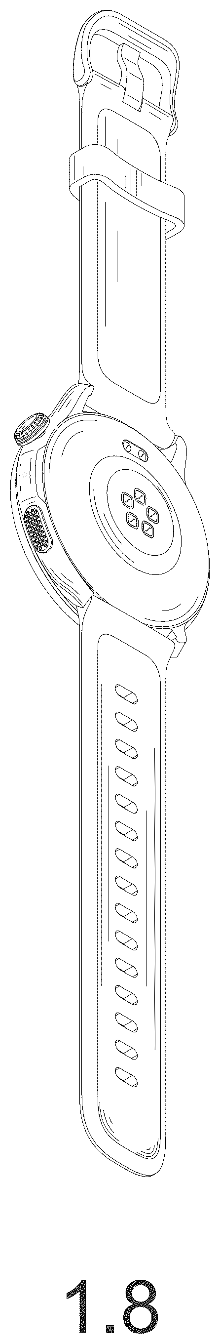 Patent USD1075753 Figure 8 – Smart watch