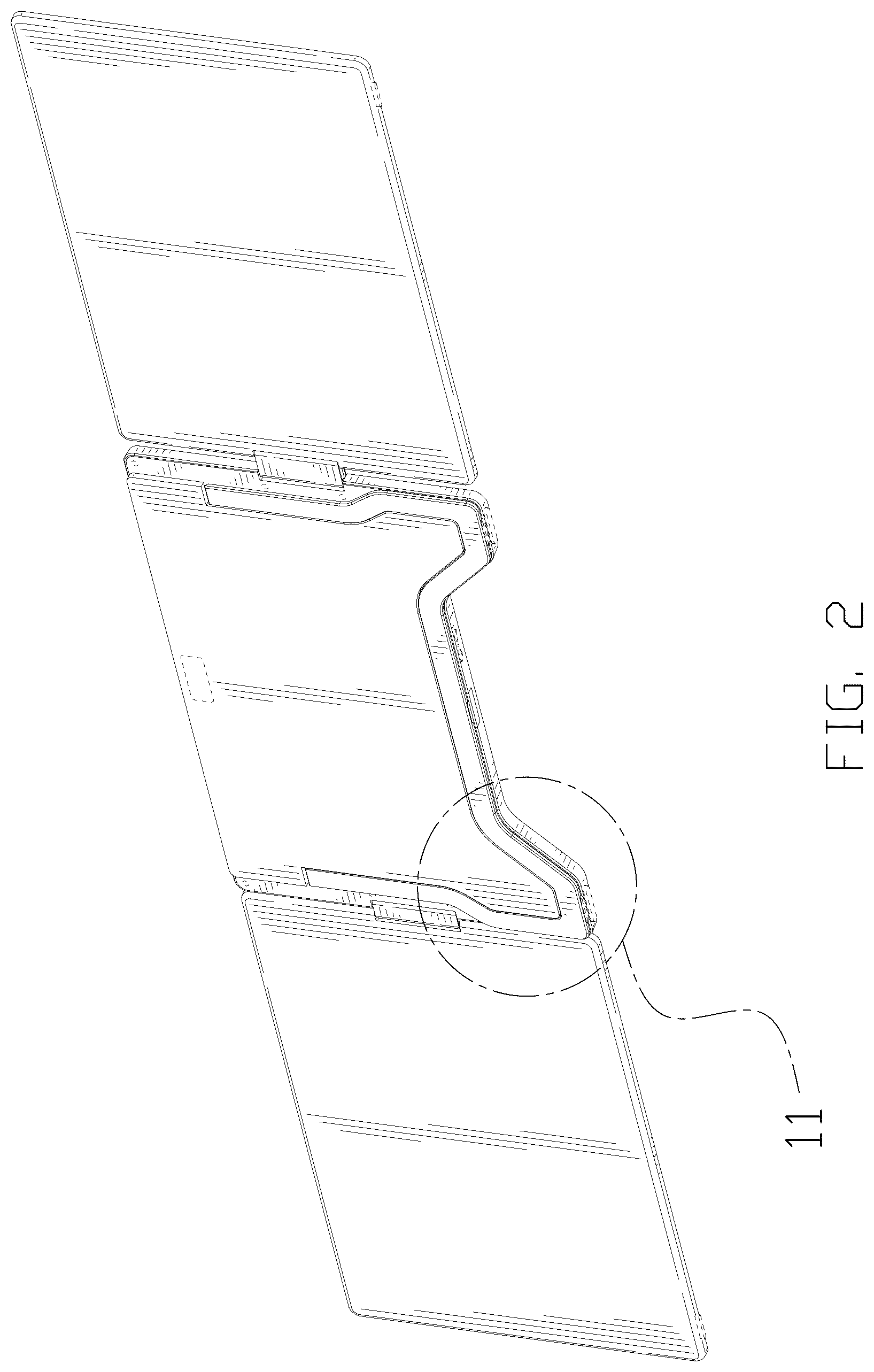 Patent USD1075756 Figure 2 – Split-screen display device