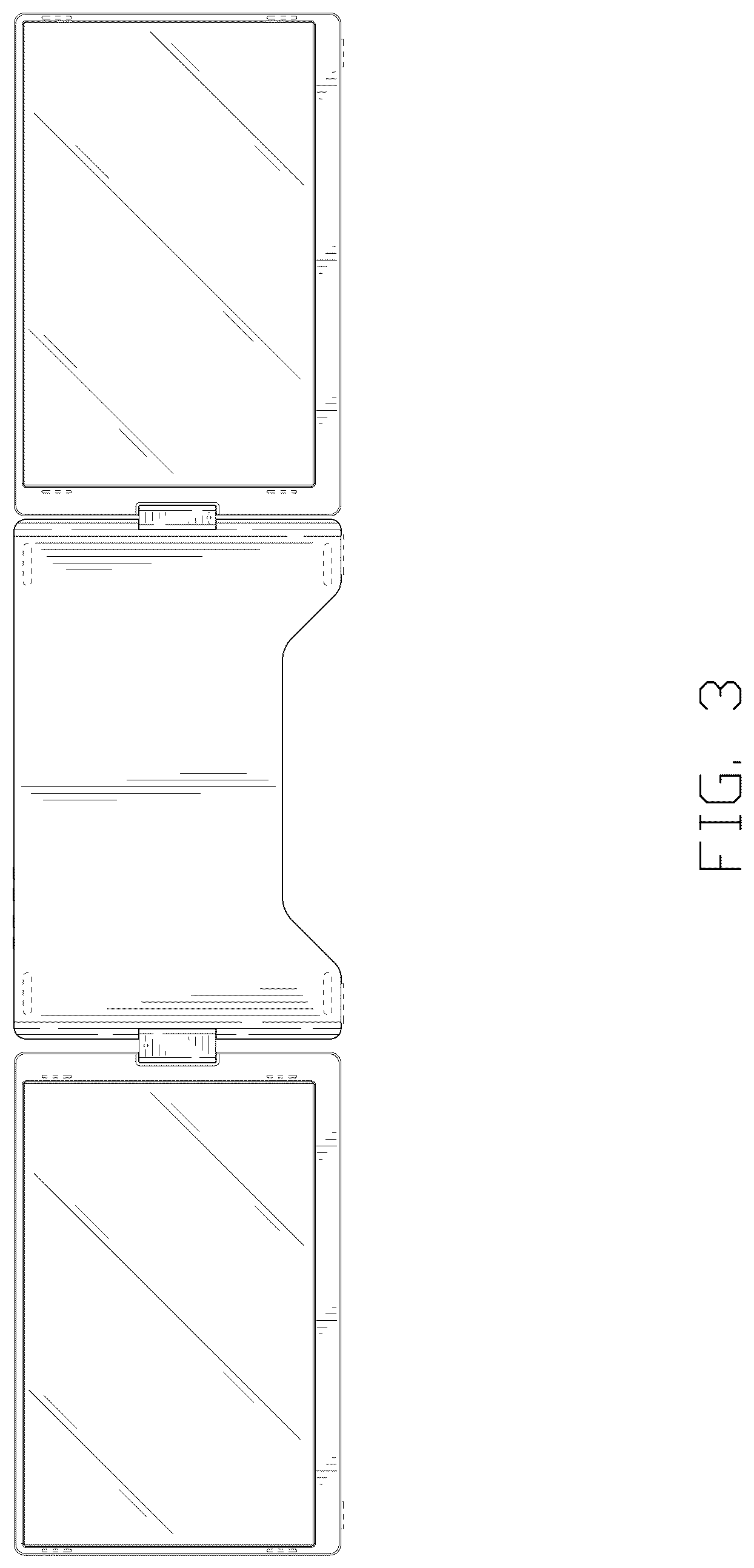Patent USD1075756 Figure 3 – Split-screen display device