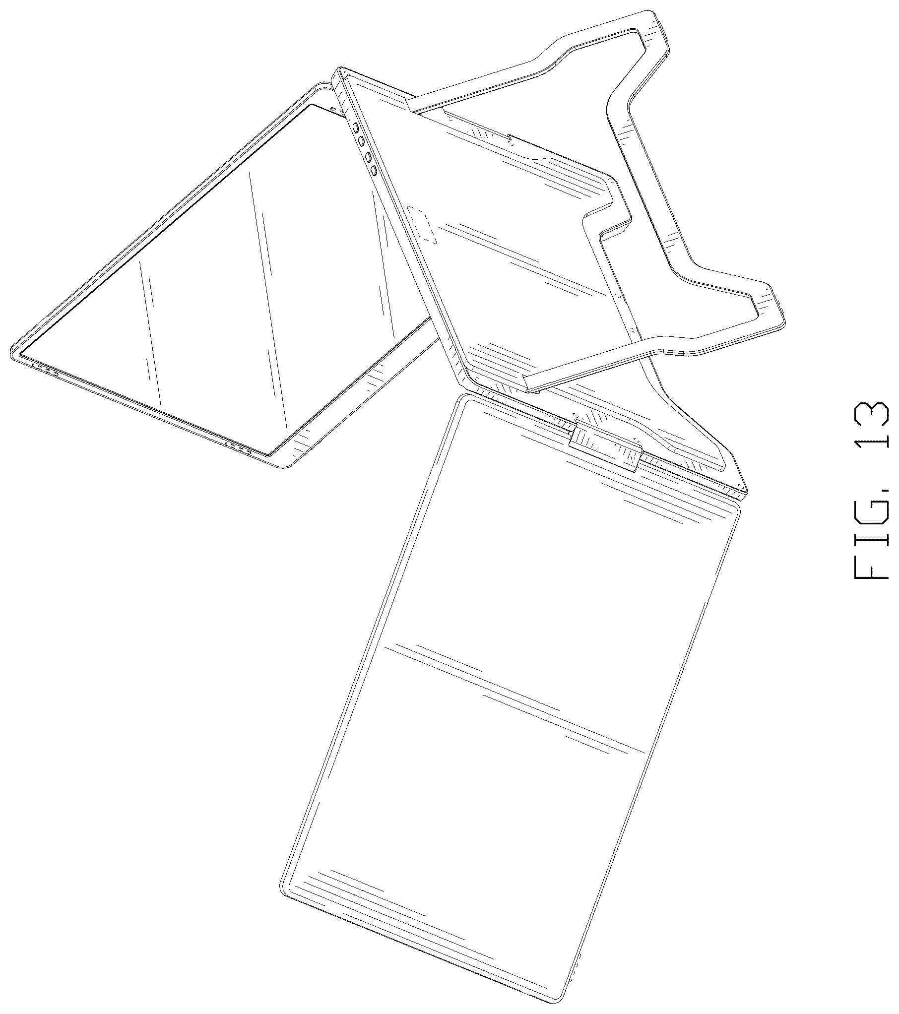 Patent USD1075756 Figure 13 – Split-screen display device